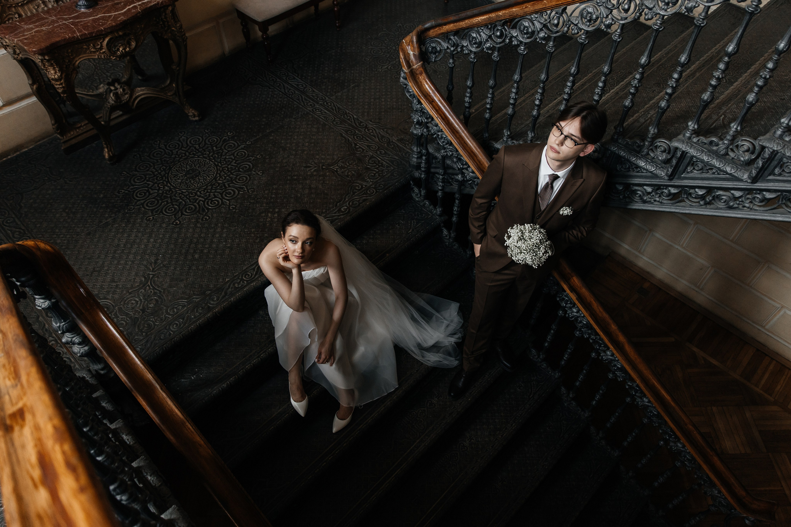 Вероника и Юрий|Савеловский|Библиотека им. Пушкина. Фотограф Москва Шептаев Артём