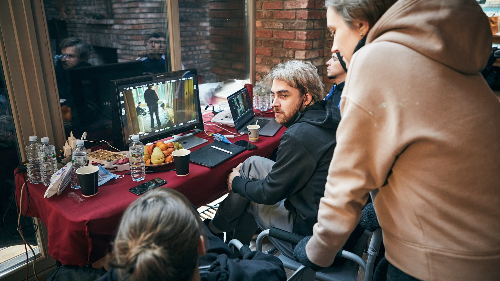 бэкстейдж рекламной съёмки в Москве