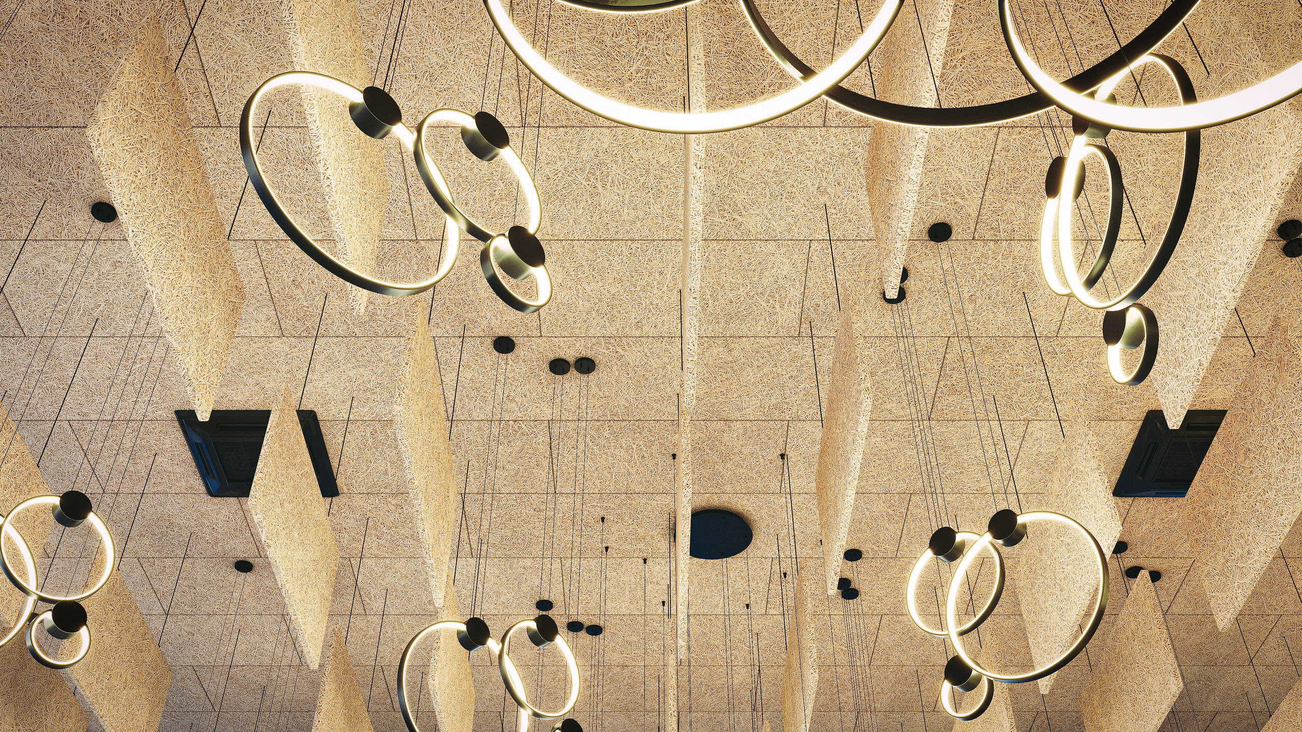 Визуализация фибролитовых панелей в интерьере 2. LAPUTENKO visual — Студия 3D-визуализации