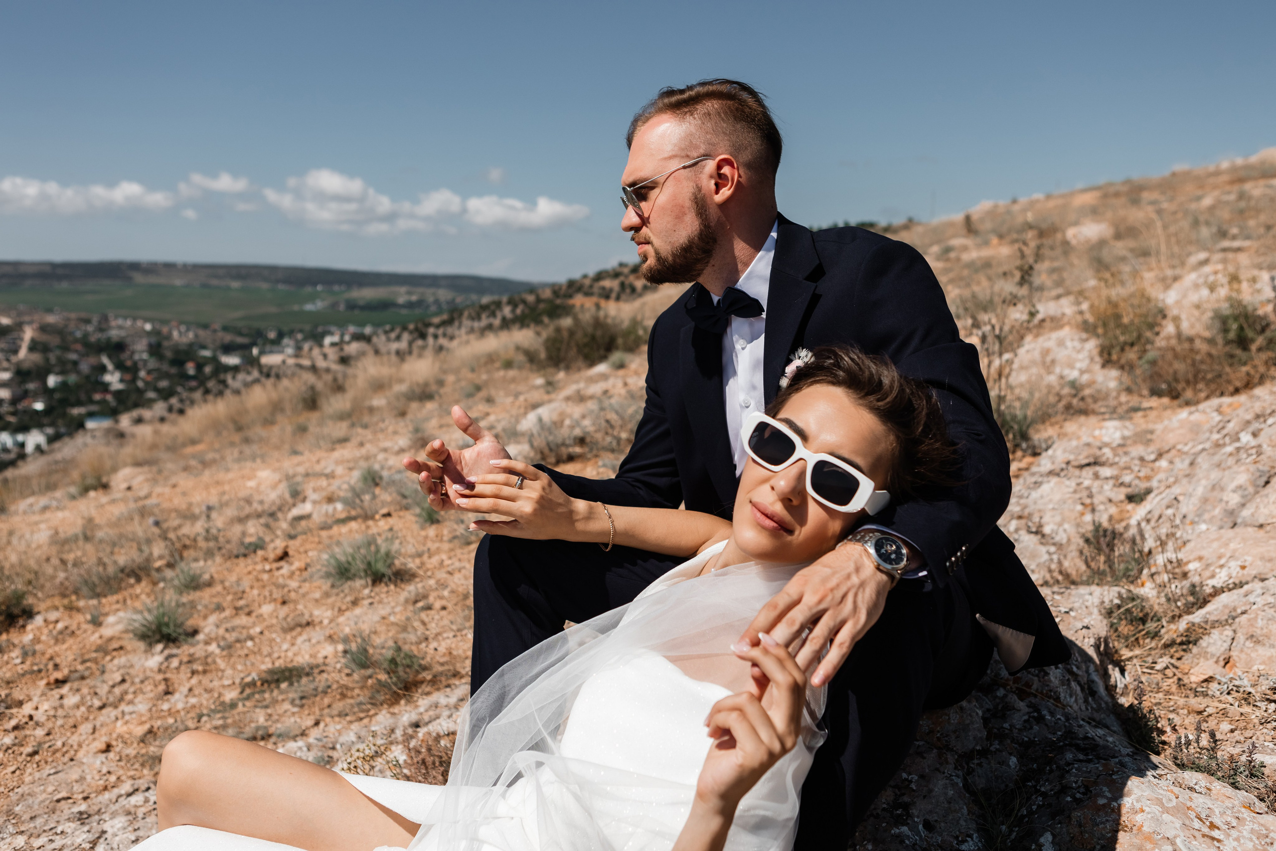 Свадебная съёмка в Балаклаве в крепости Чембало. Свадебный фотограф, фотосъемка в Крыму, Севастополе, Симферополе, Ялте