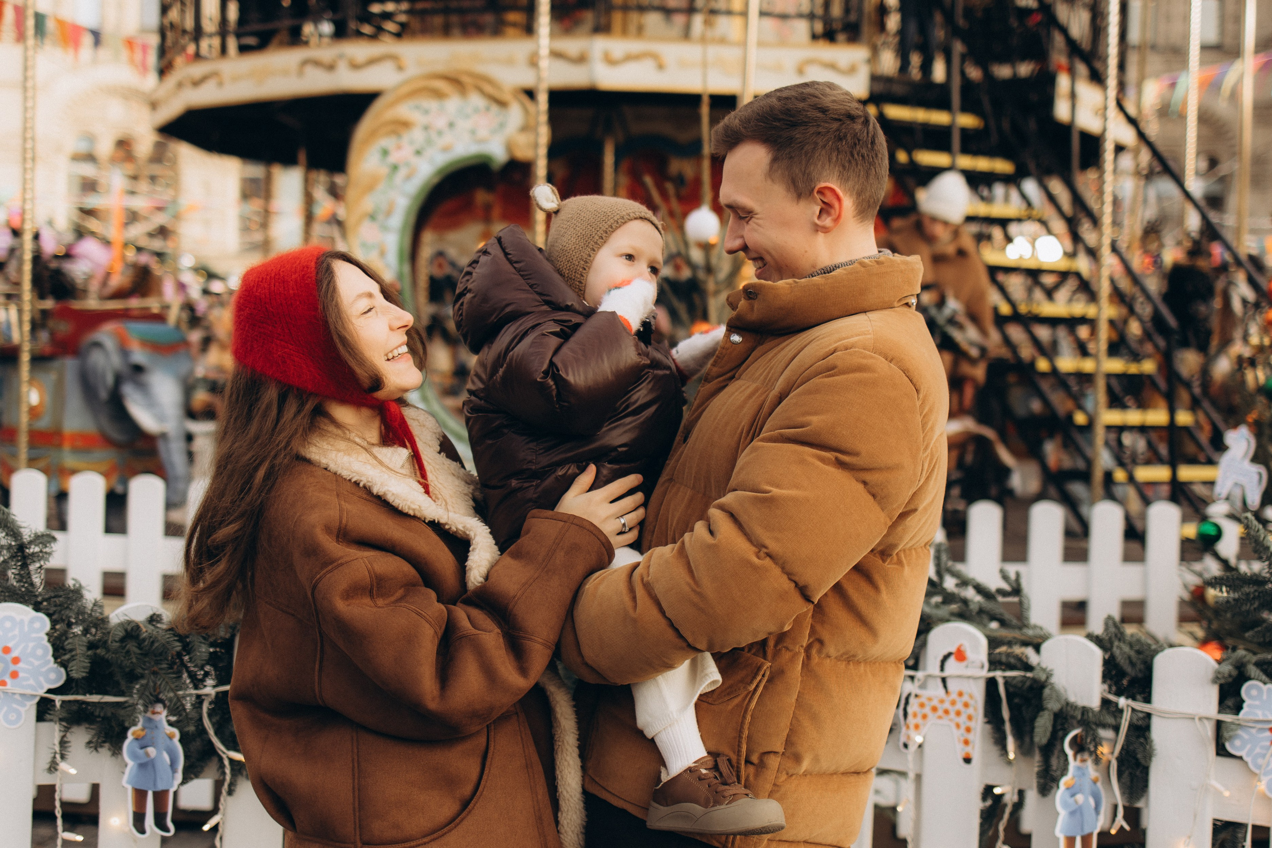 Новый год на ярмарке. Семейный фотограф Москва Наталия Осьмакова