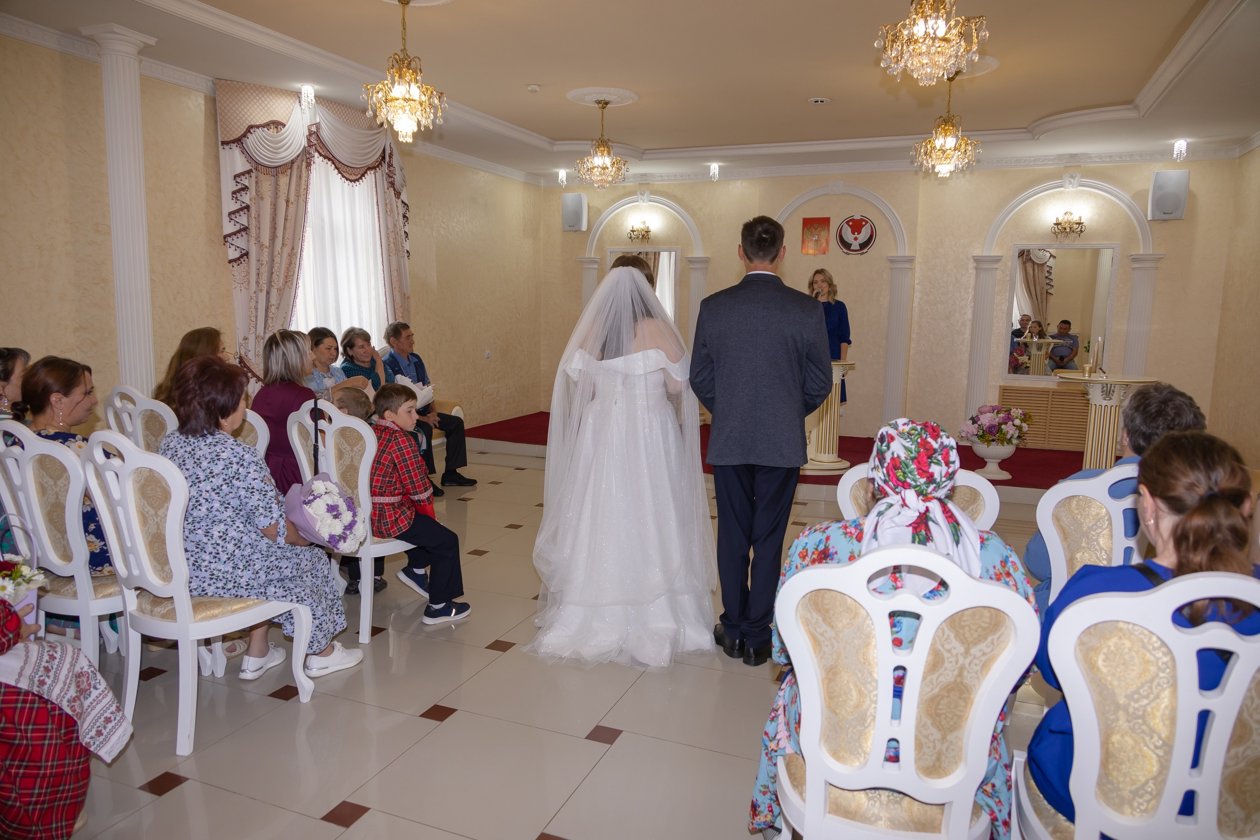 Свадебная съемка регистрации в ЗАГСе г. Можга