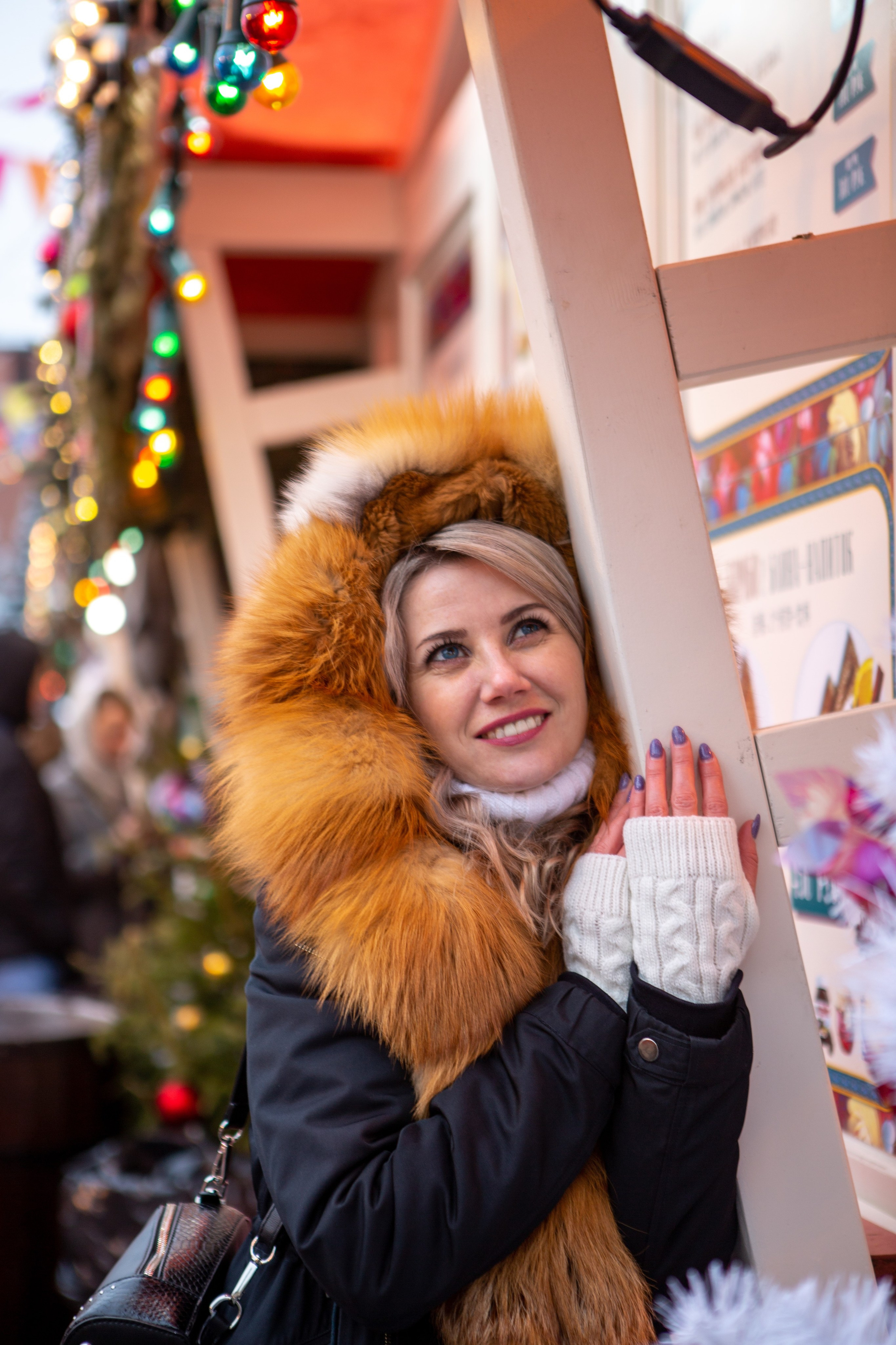 Виктория. Январская фотосессия в ГУМе. Репортажный, семейный, свадебный, портретный фотограф