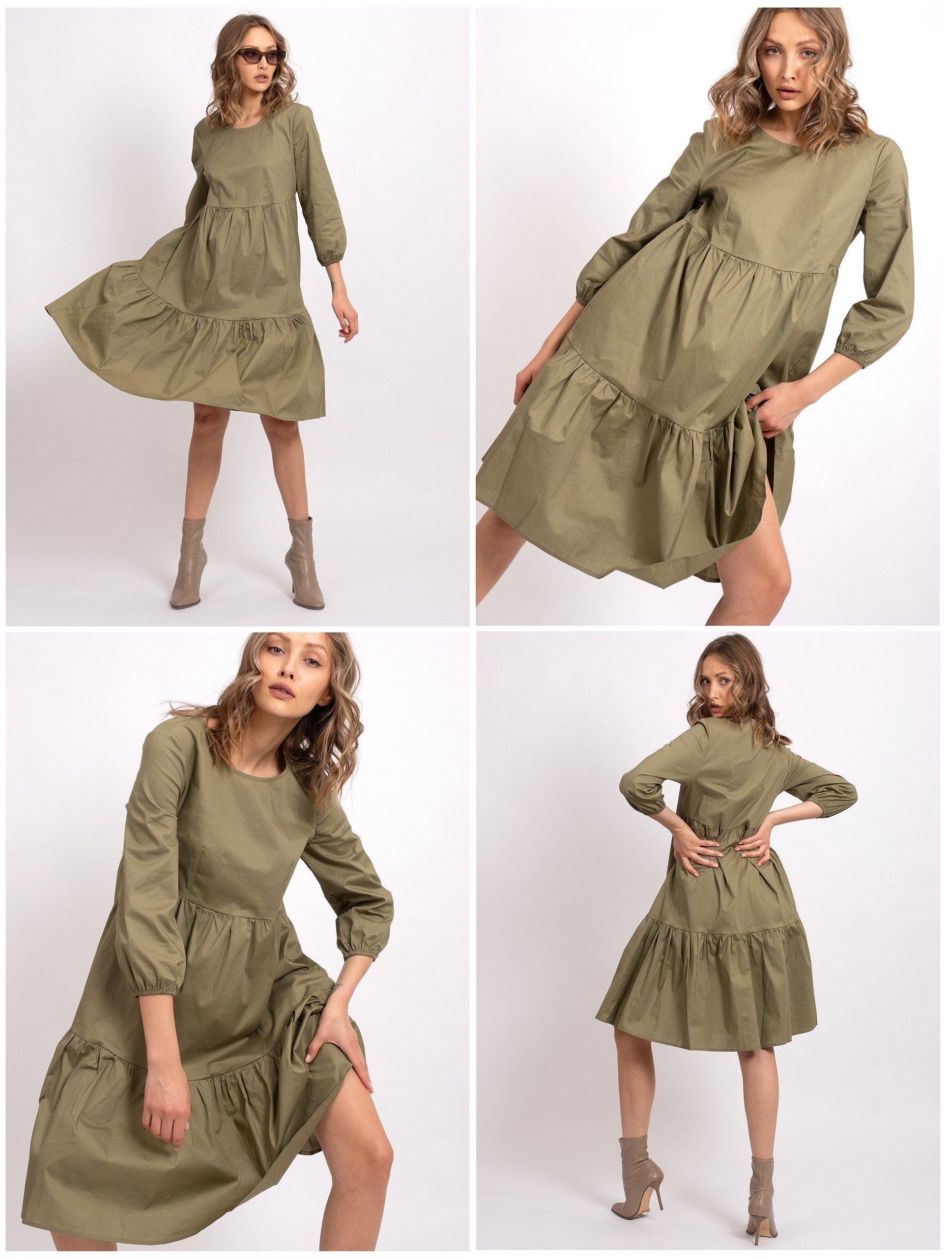 Профессиональная фотосъёмка в студии на моделях. Индивидуальная фотосъёмка женских платьев.