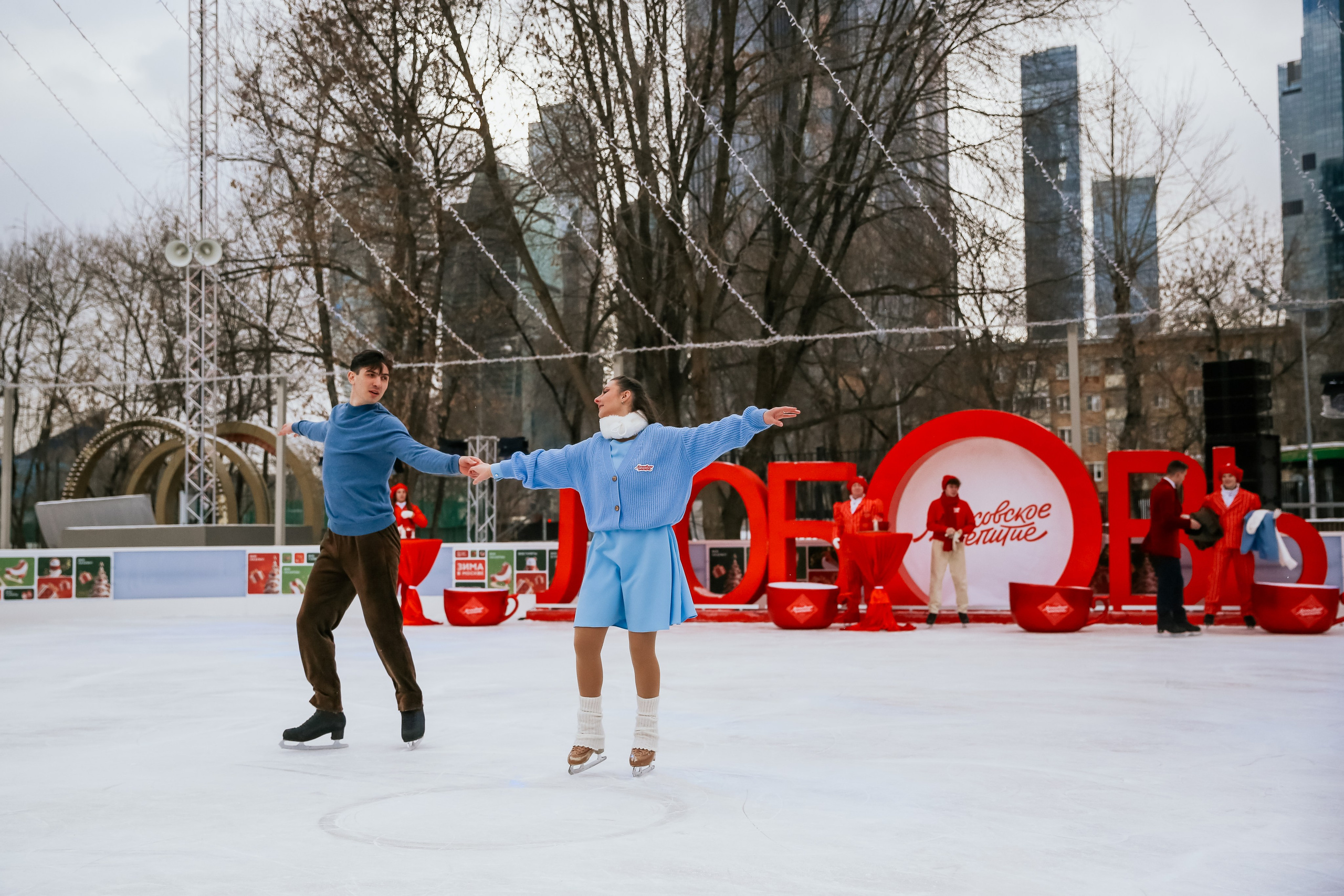 Ледовое шоу Сити каток Московское Чаепитие. Фотограф и видеограф Анна Домашенко