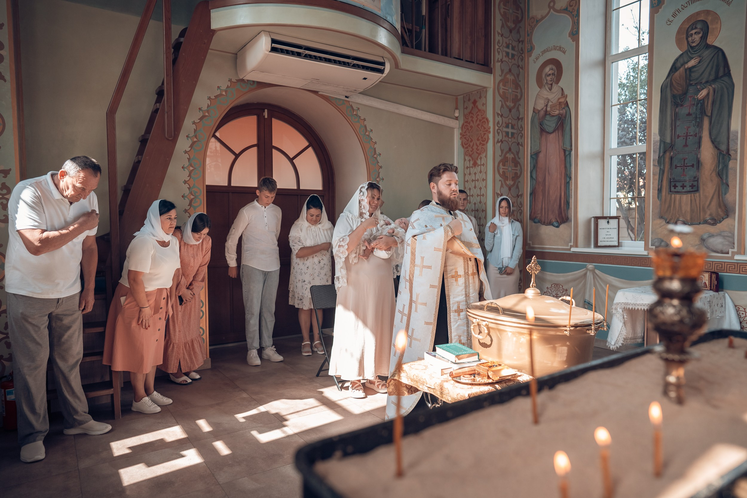 Крещение в храме ап.Андрея Первозванного г. Севастополь. Церковный фотограф Севастополь