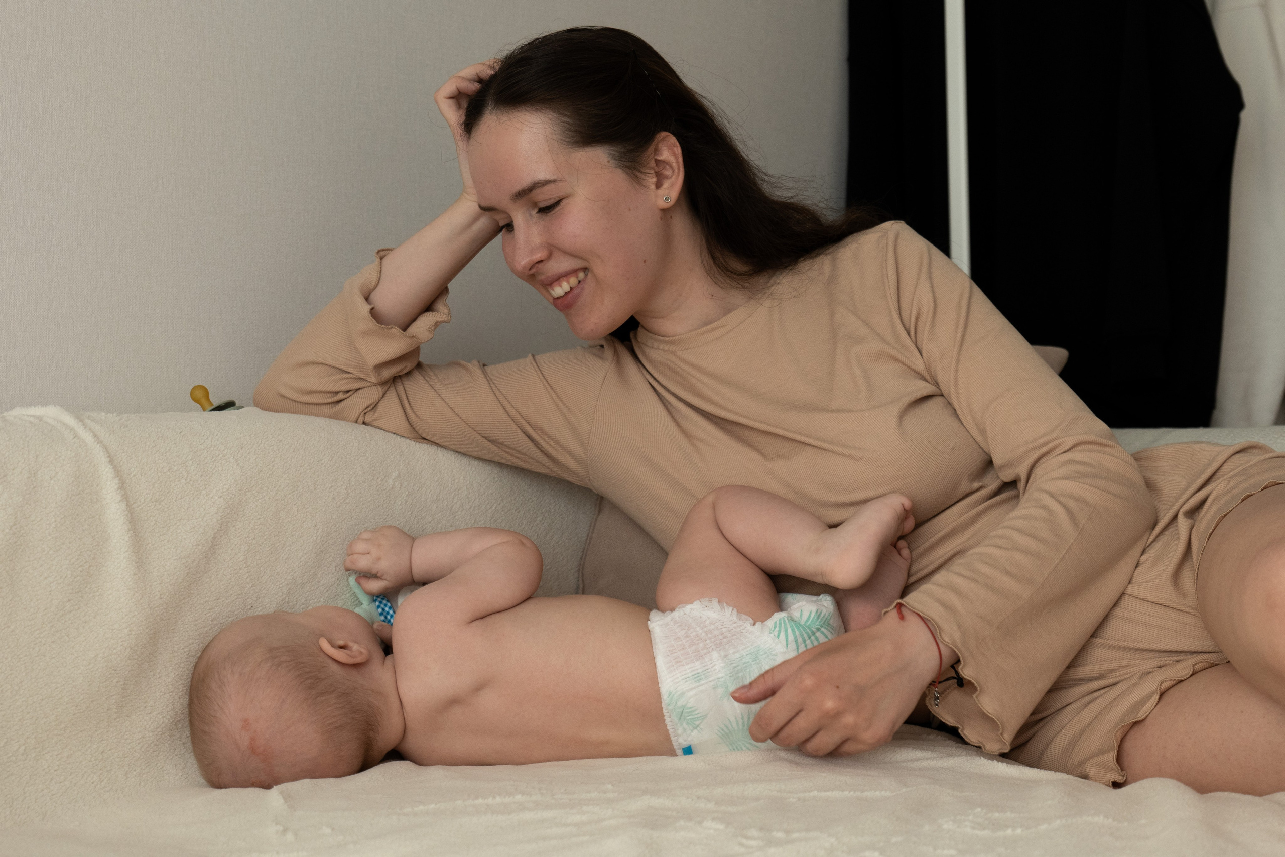 Мама и малыш 6 мес. Фотограф видеограф Ольга Василевская