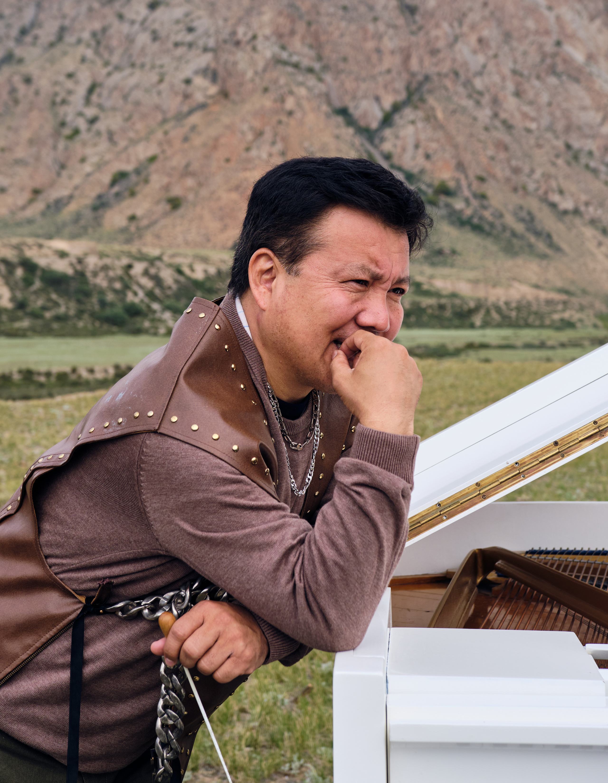 Оркестр в горах Кыргызстана. Коммерческий, репортажный фотограф в Москве Лейла Мару