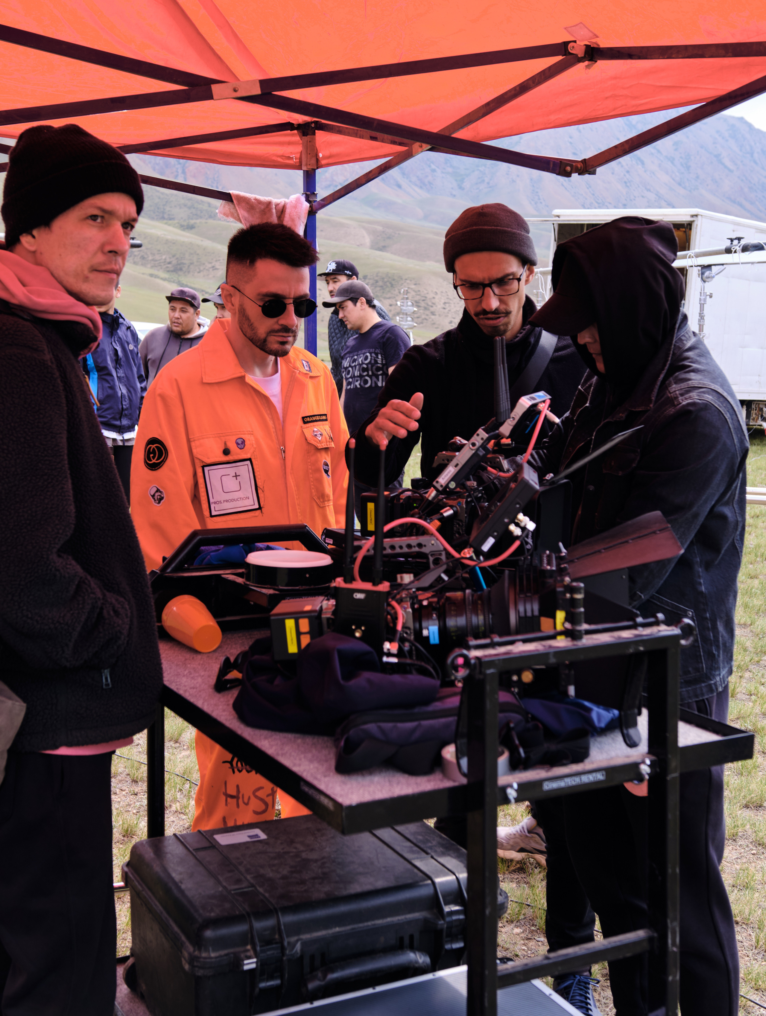 Оркестр в горах Кыргызстана. Коммерческий, репортажный фотограф в Москве Лейла Мару