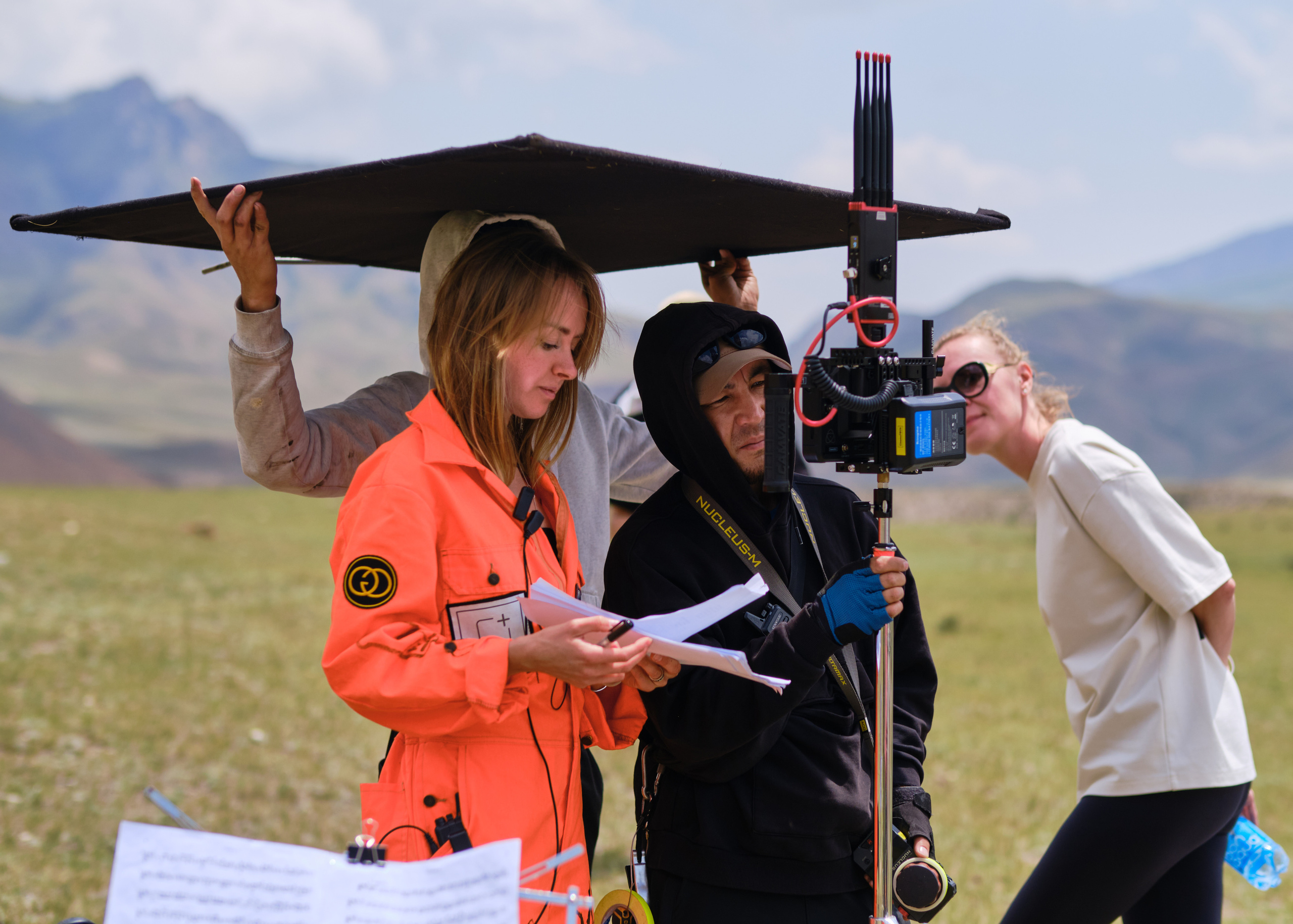 Оркестр в горах Кыргызстана. Коммерческий, репортажный фотограф в Москве Лейла Мару