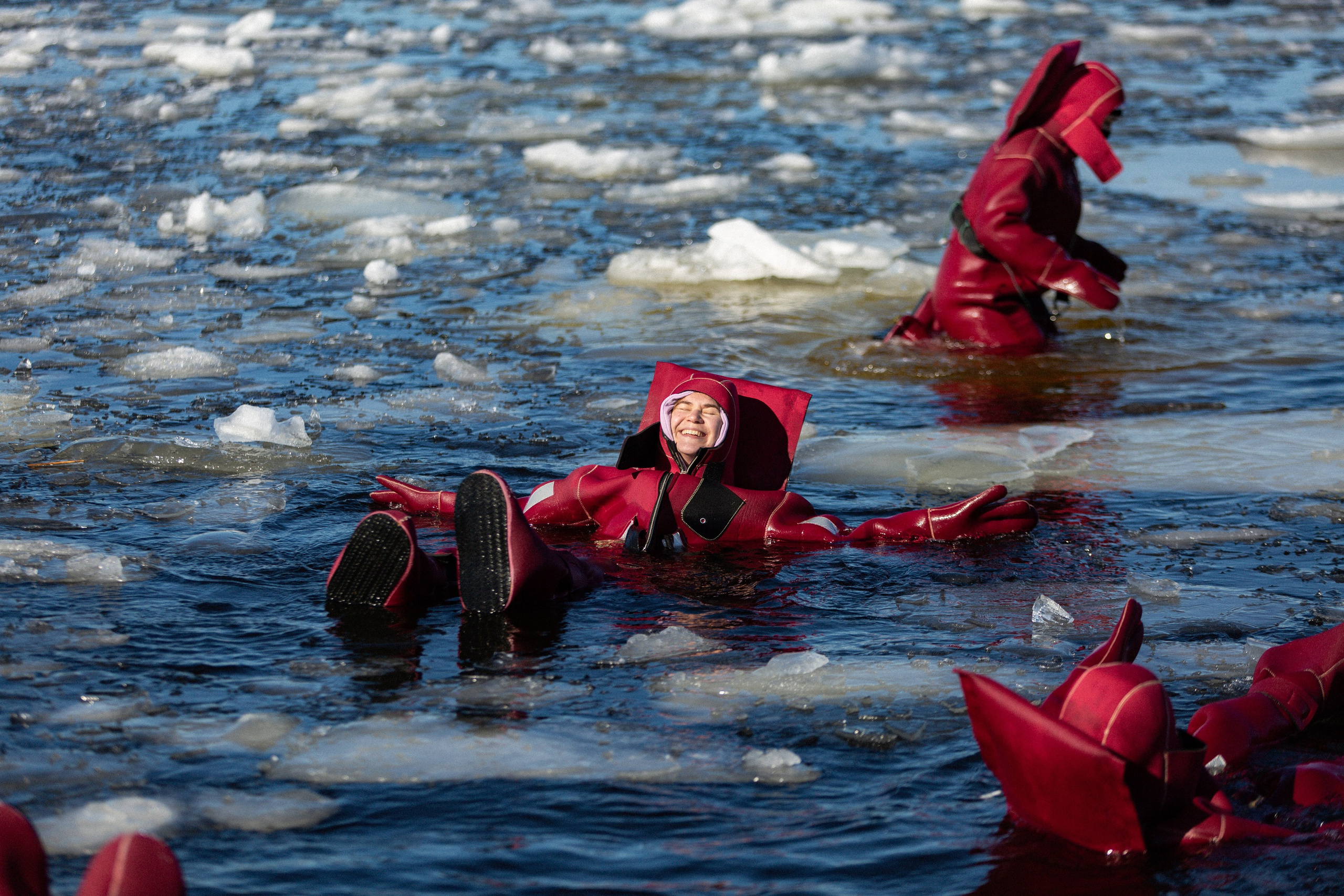 Ice floating. Снимаю съемки