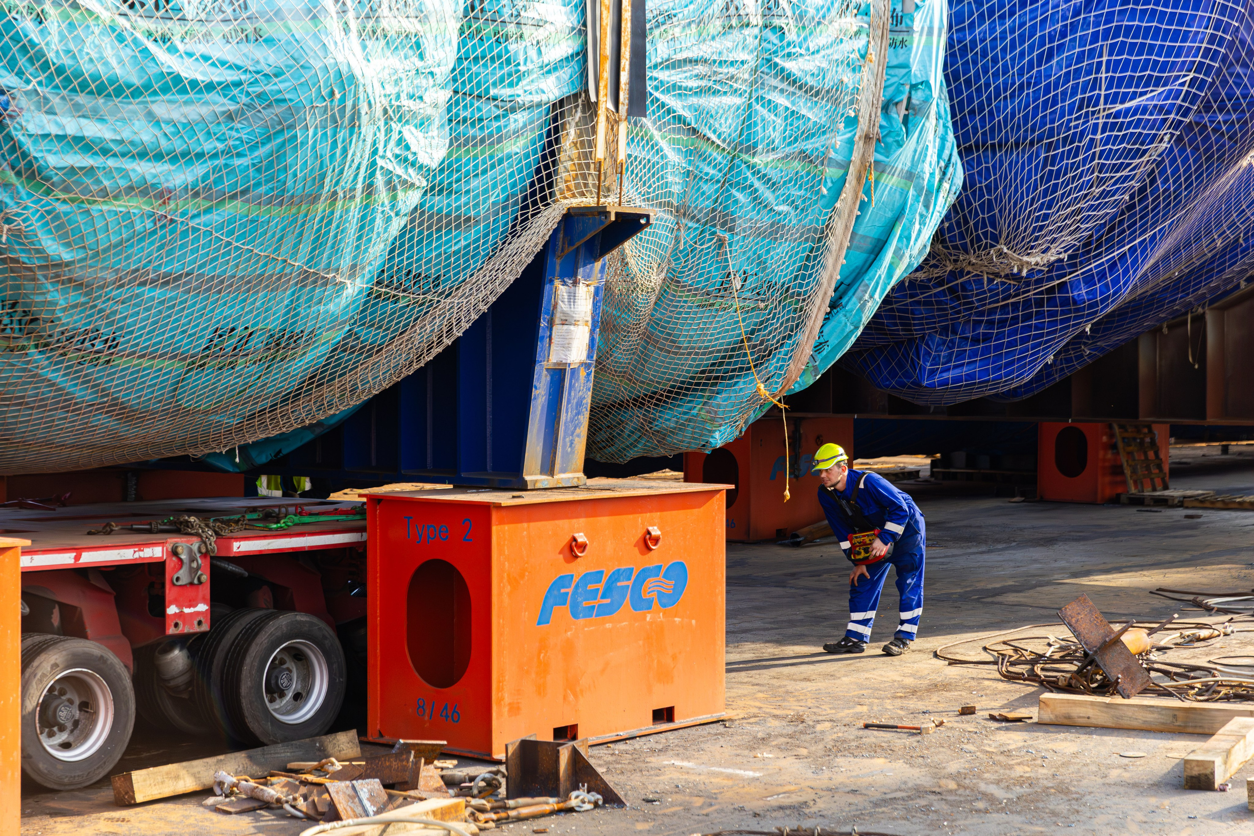 Разгрузка в порту. Снимаю съемки