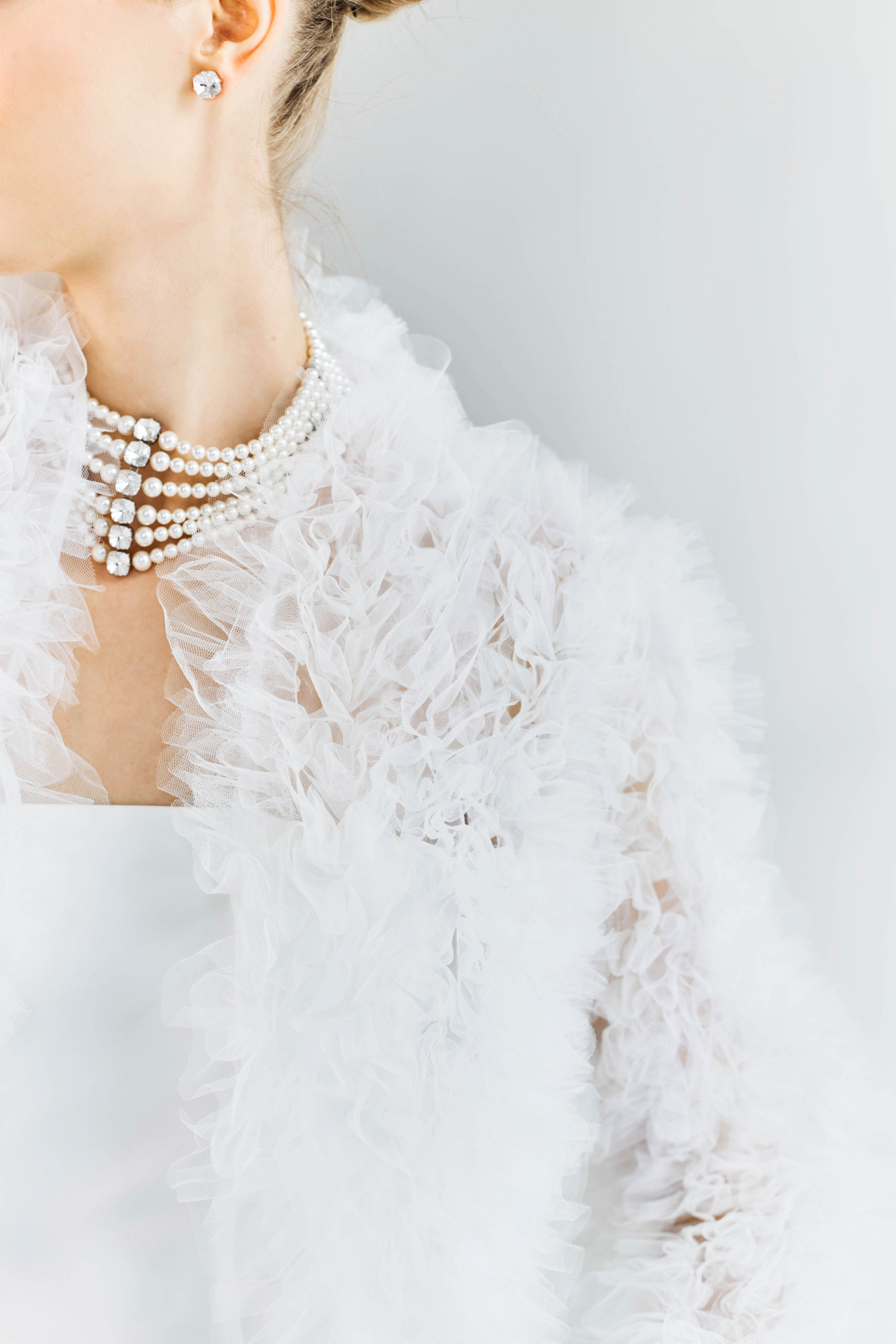 Фатиновая шубка. Свадебный салон-ателье Бонжур в Минске Bonjour