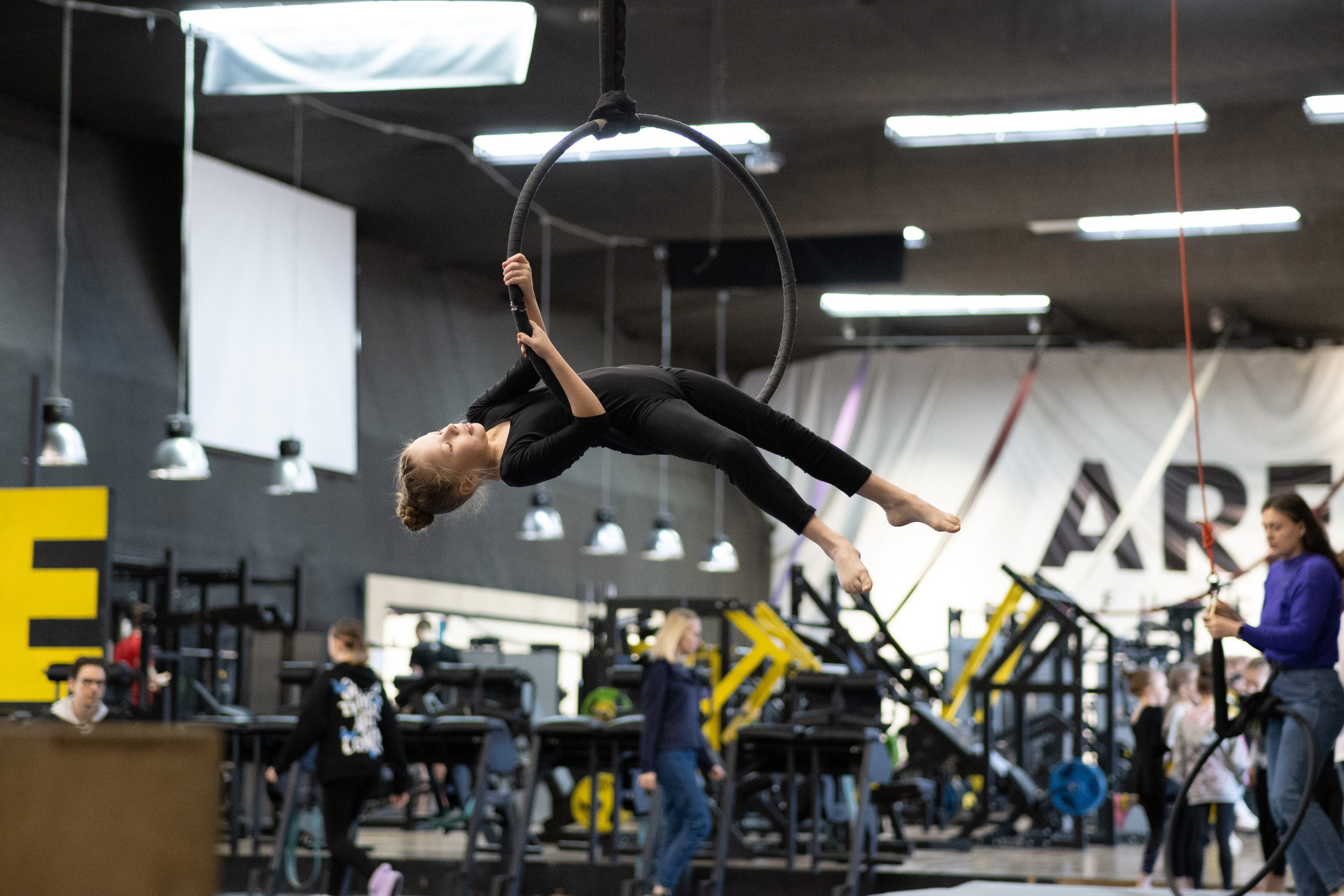 Внутриклубные соревнования по воздушной гимнастике 02.04.23