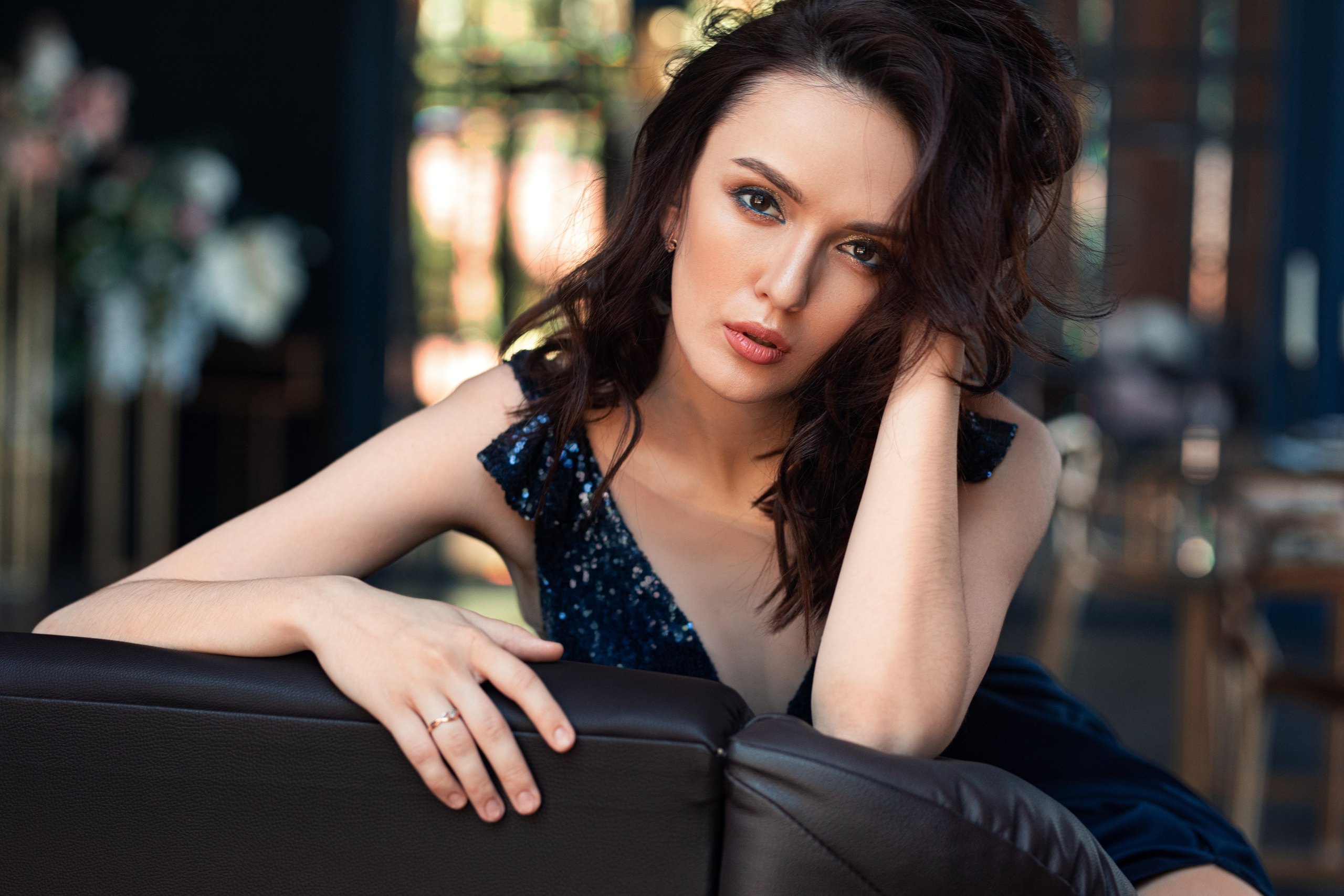 Фотосет с Евгенией в интерьерной студии в формате для «себя»