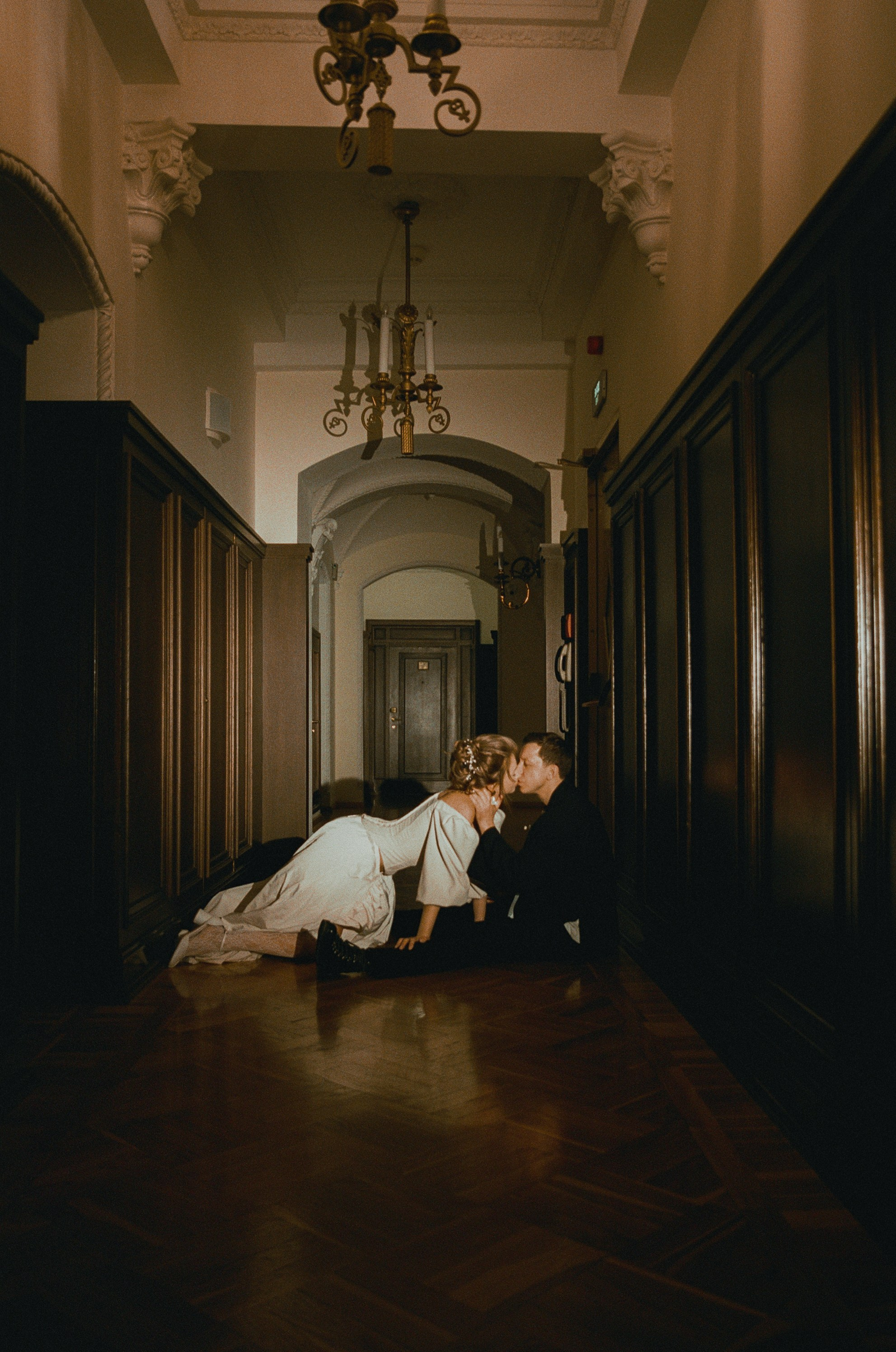 Алексей и Полина (пленка). Портретный фотограф в городе Москва — Деляна Мур