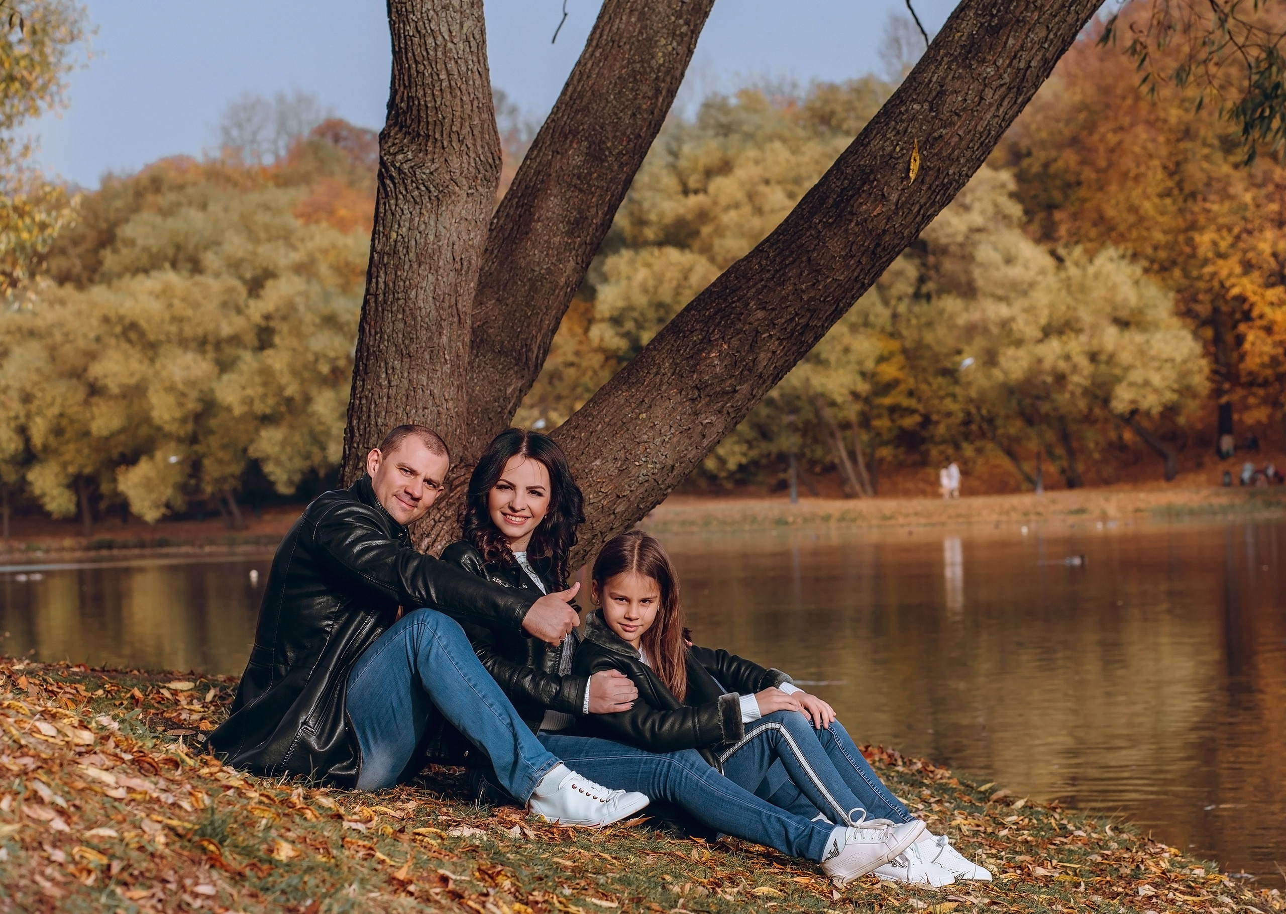 Наша теплая осень. Фотосъемка в Москве. Стильные портреты, уютные семейные съемки, романт