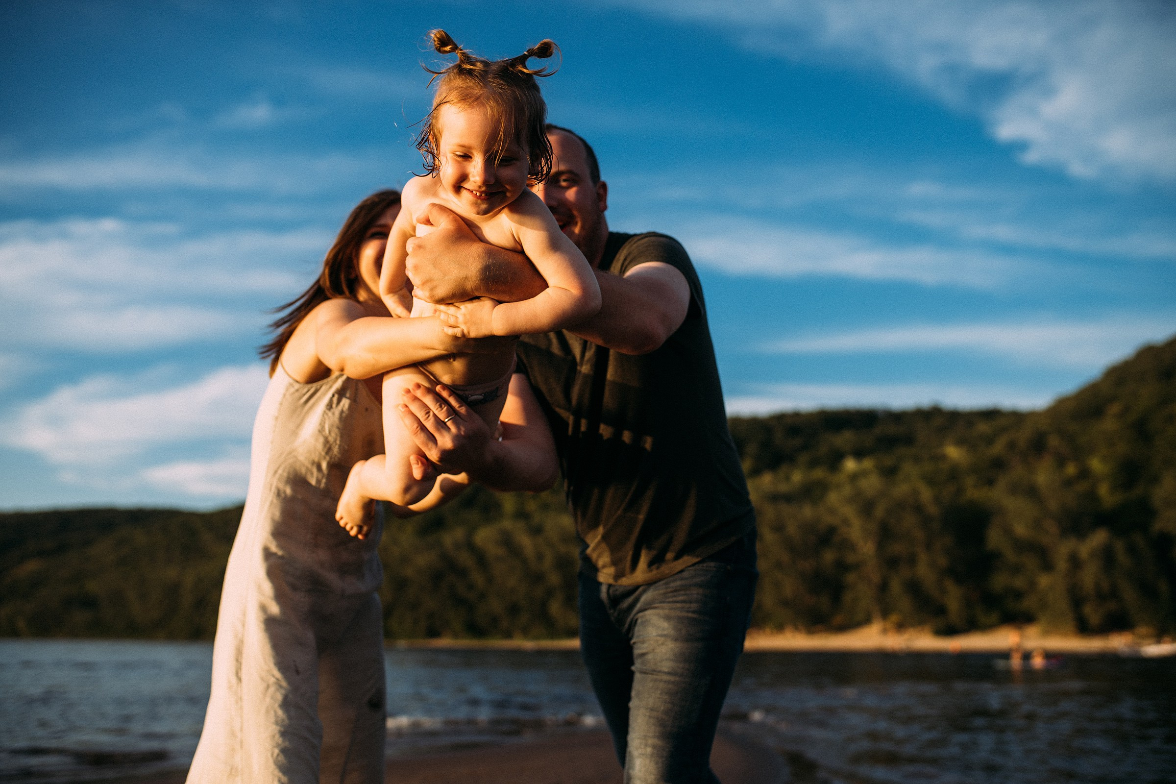 Таня, Гриша, Полина. Фотограф Людмила Оюн