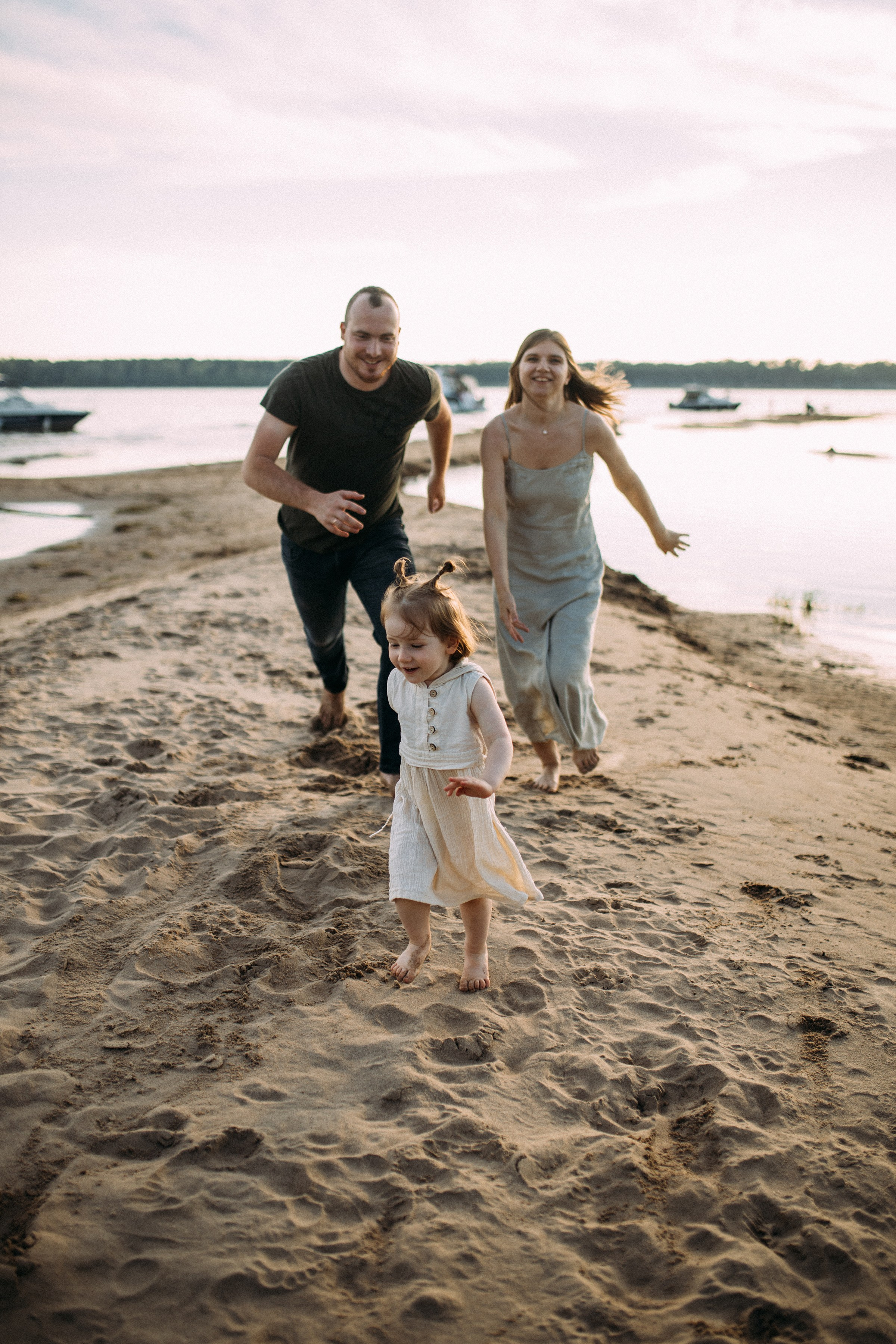 Таня, Гриша, Полина. Фотограф Людмила Оюн