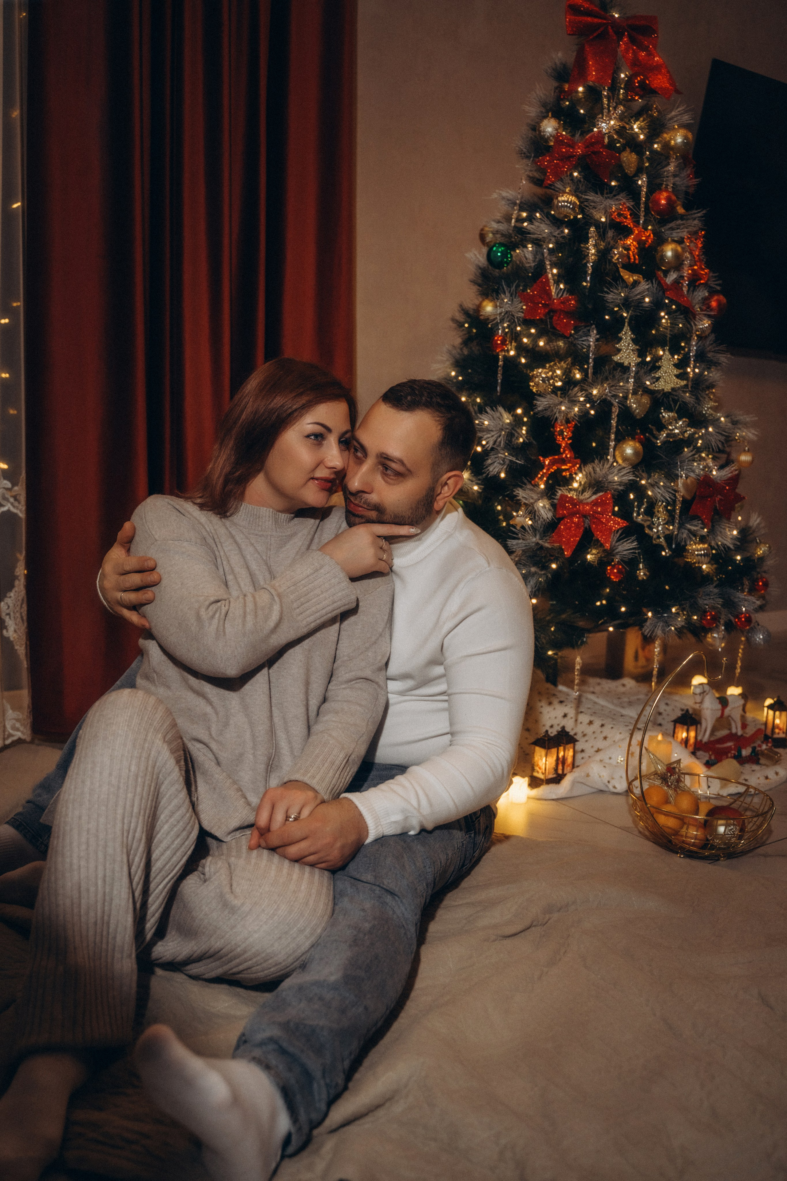 Семья Киприяновы, Новый год дома. Семейный фотограф в Белгороде Амелина Алина