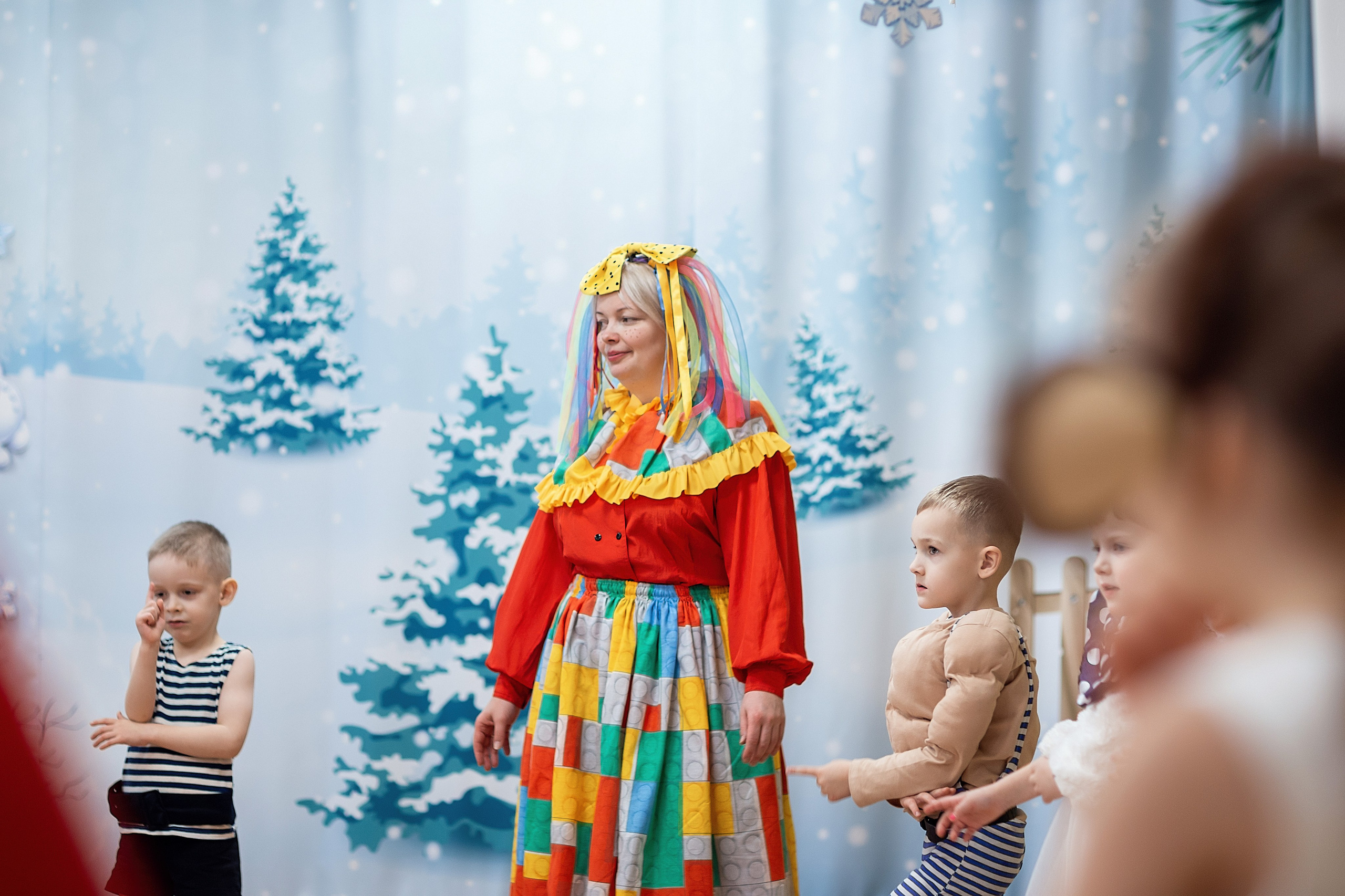 Утренник_"Веселый балаганчик» 2024. Семейный фотограф в Санкт-Петербурге
