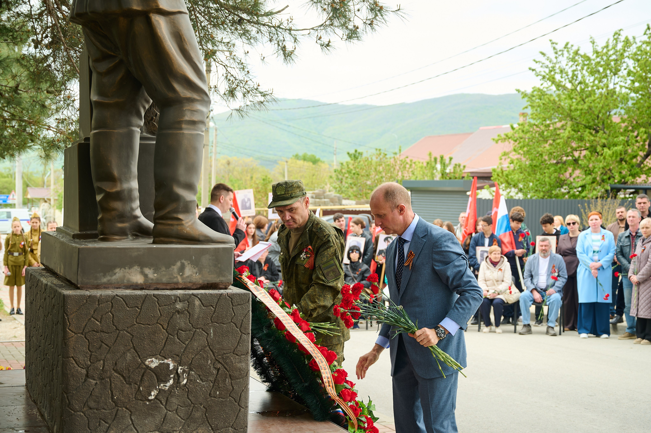 9 мая в селе Виноградное. Жизнь курорта Кабардинка в фотографиях