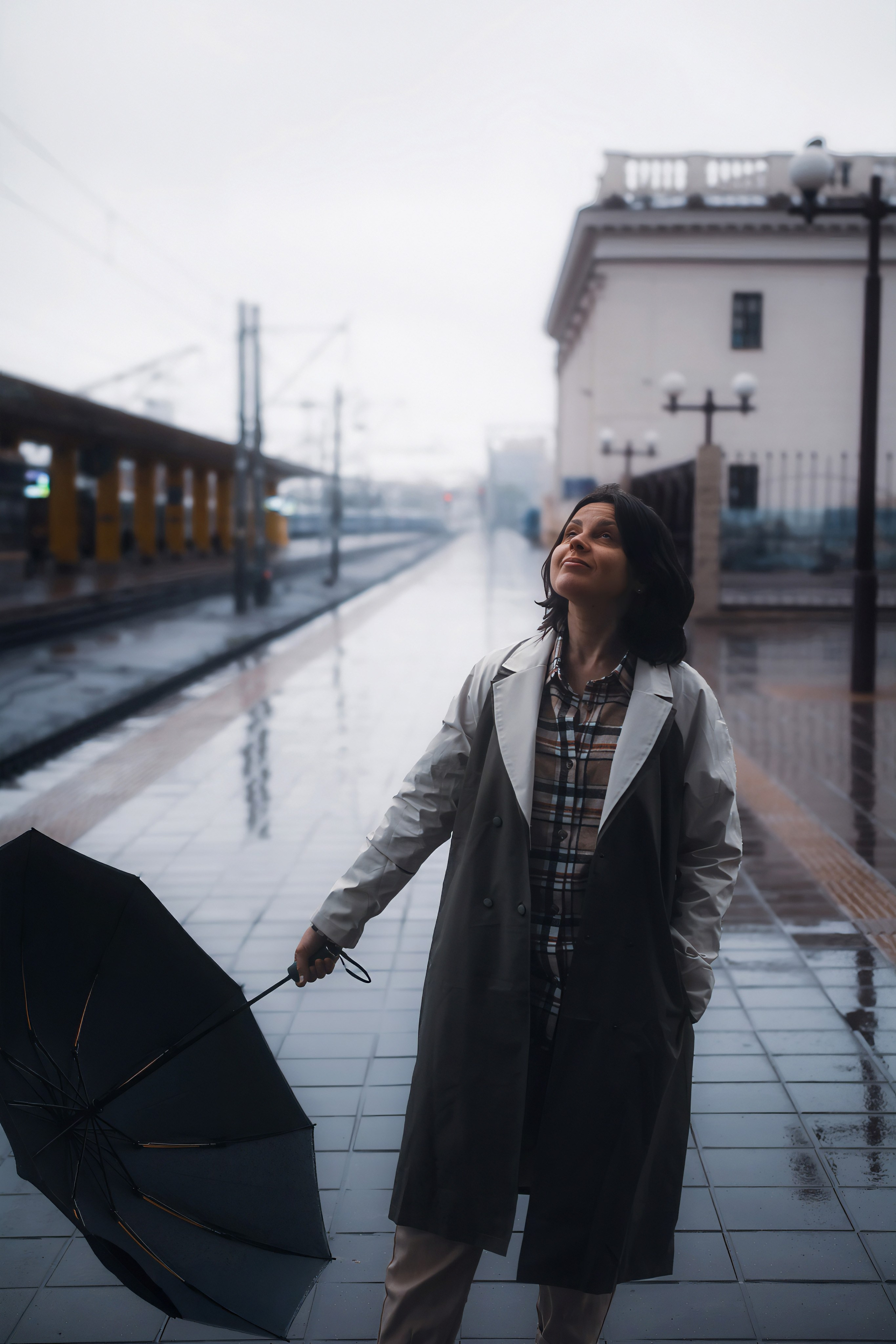 Фотосессия на вокзале