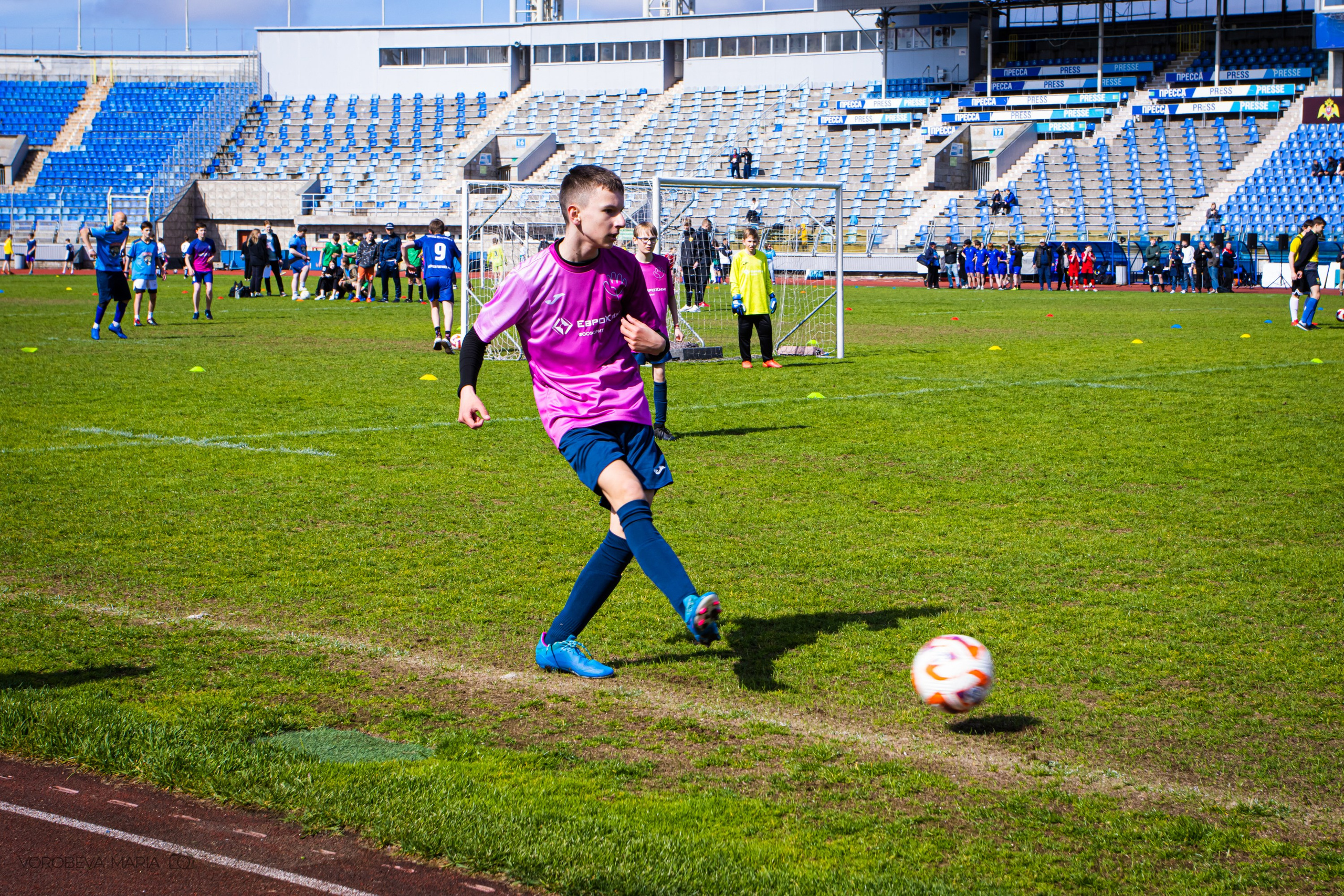 XI Ежегодный турнир по футболу «Юный Зенитовец». Фотограф ювелирных украшений в Санкт-Петербурге Воробьева Мария