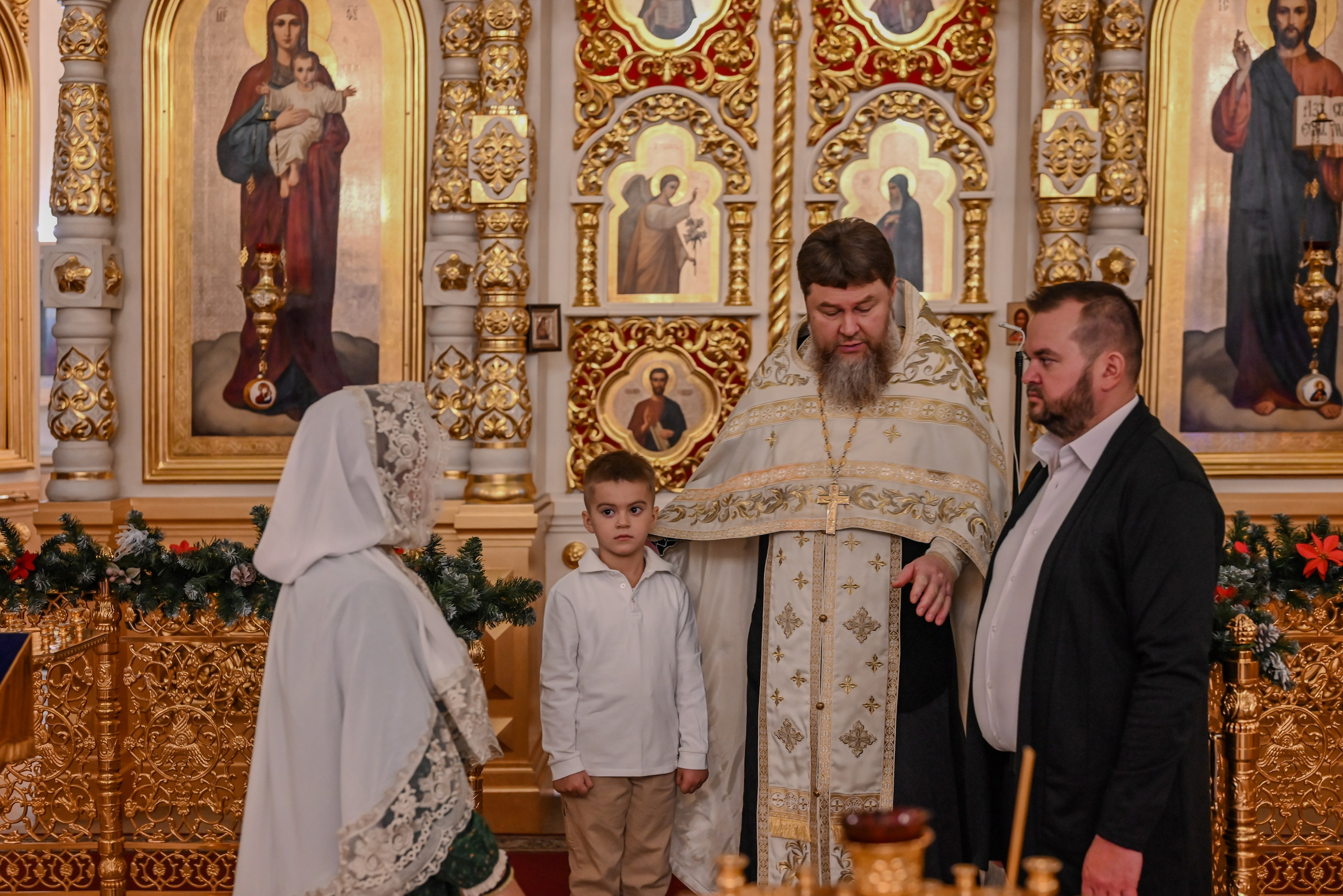 Крещение Совхоз Ленина. Семейный и детский фотограф Москва