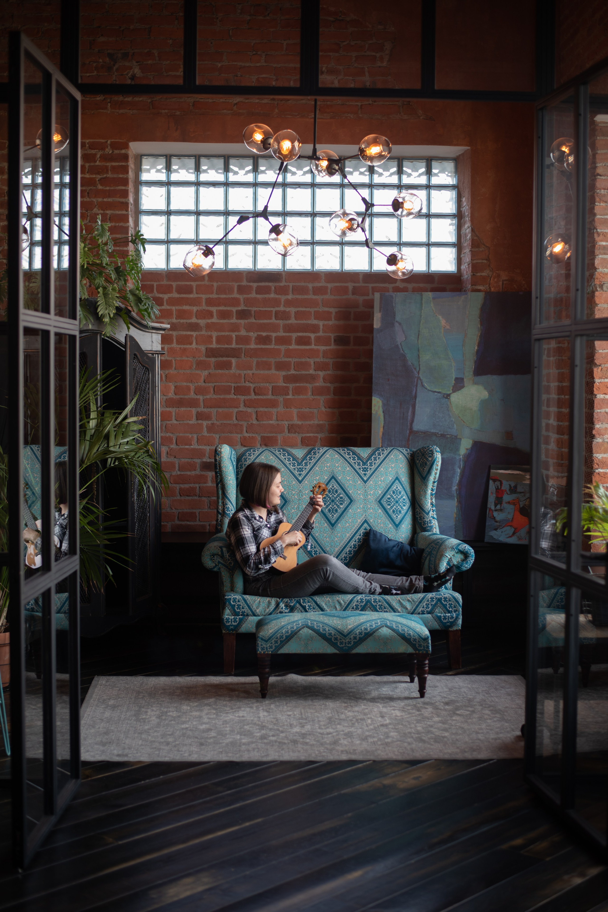 Семейные съёмки интерьерные. Фотограф в стиле Vogue в Санкт-Петербурге Иветта Бекетнова