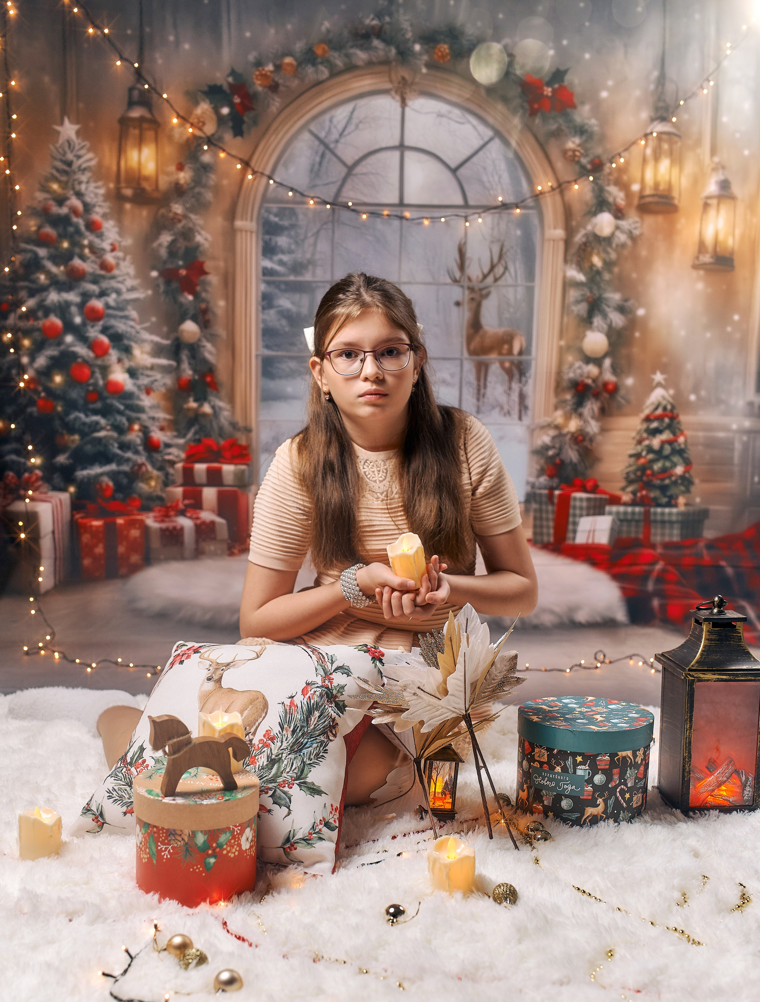 Новогодние фотосессии в студии