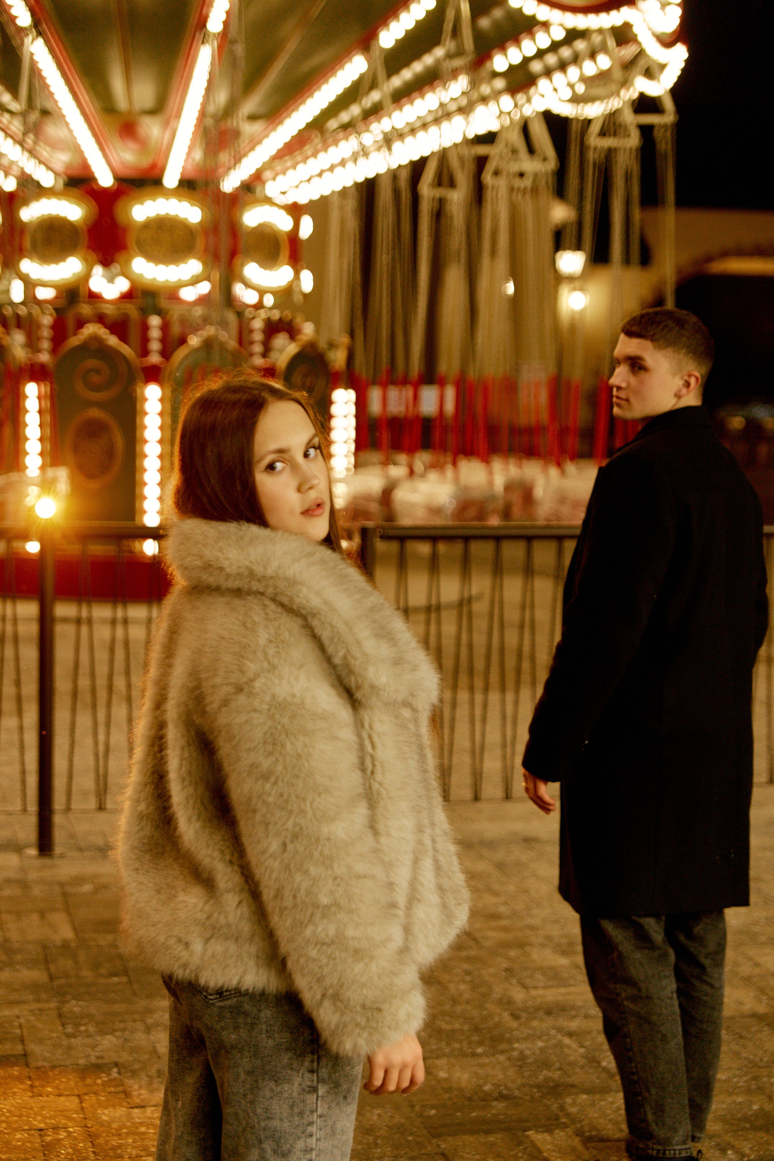 Зимняя фотосессия love story