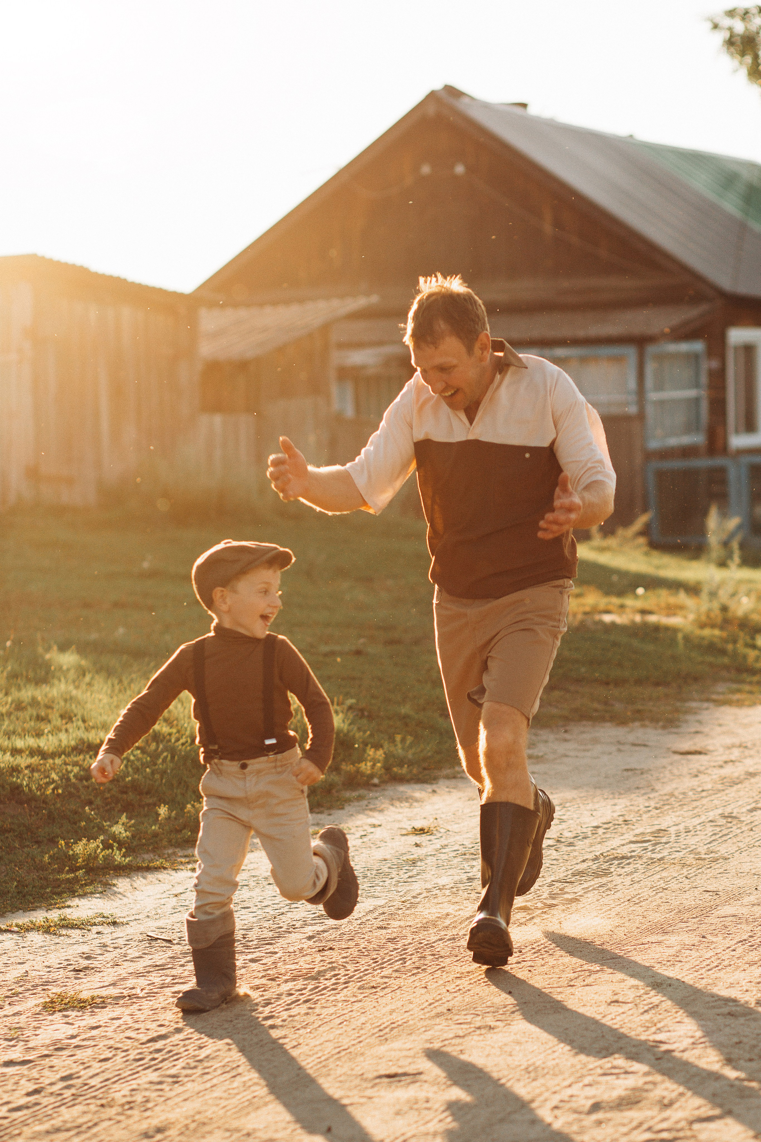 Даша, Денис, Макс, сибирское лето в деревне. Семейный фотограф в Москве Марина Петра