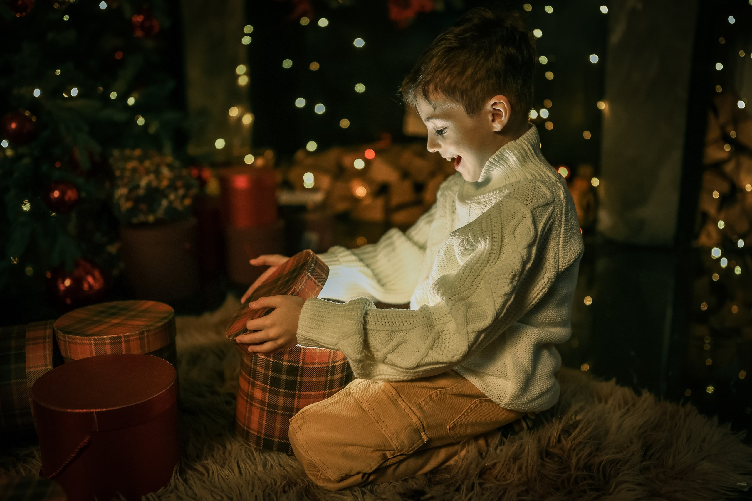Новогодние фотосессии в студии и дома. Профессиональный фотограф в Москве, Подмосковье