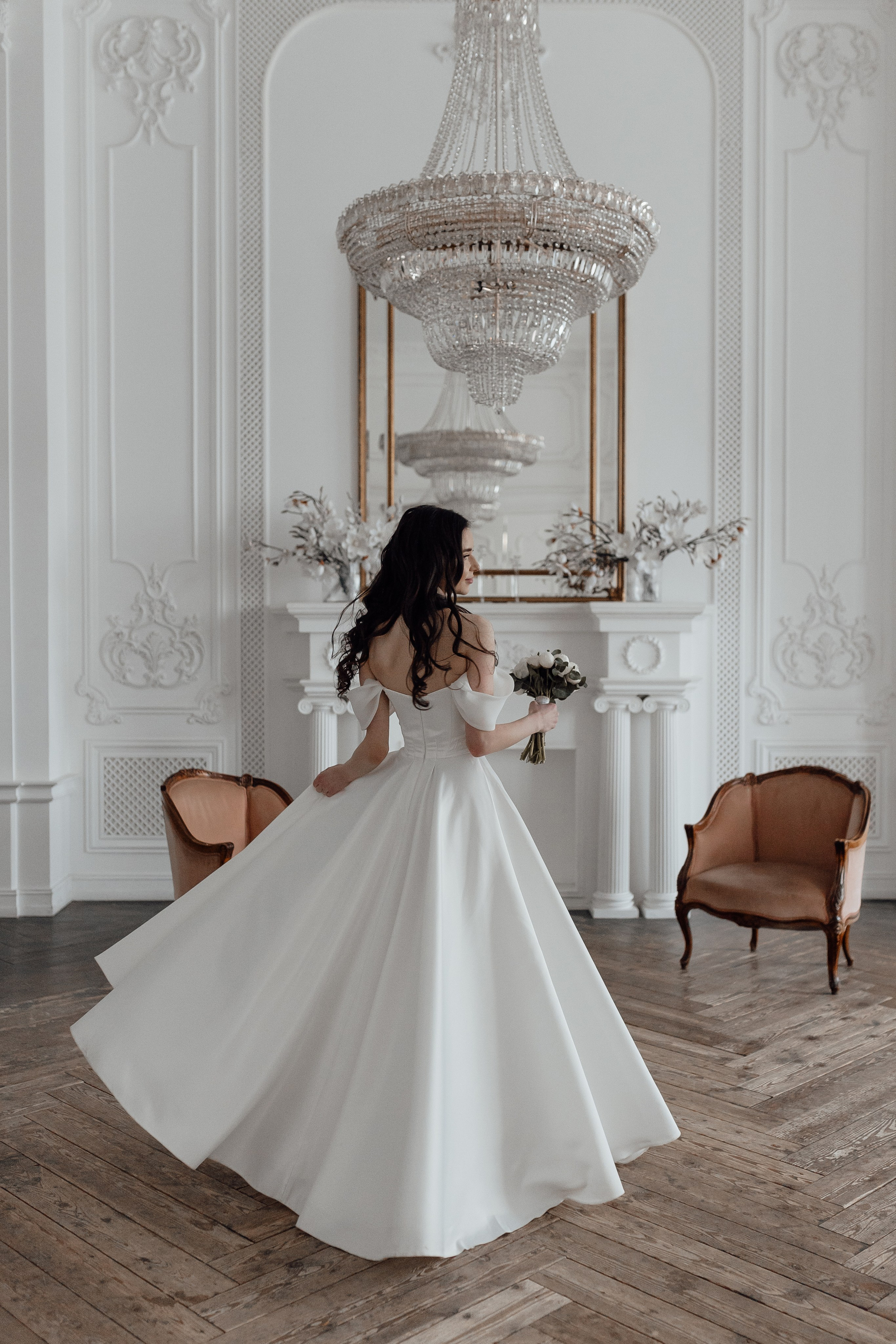 свадебная фотосессия в студии в Москве