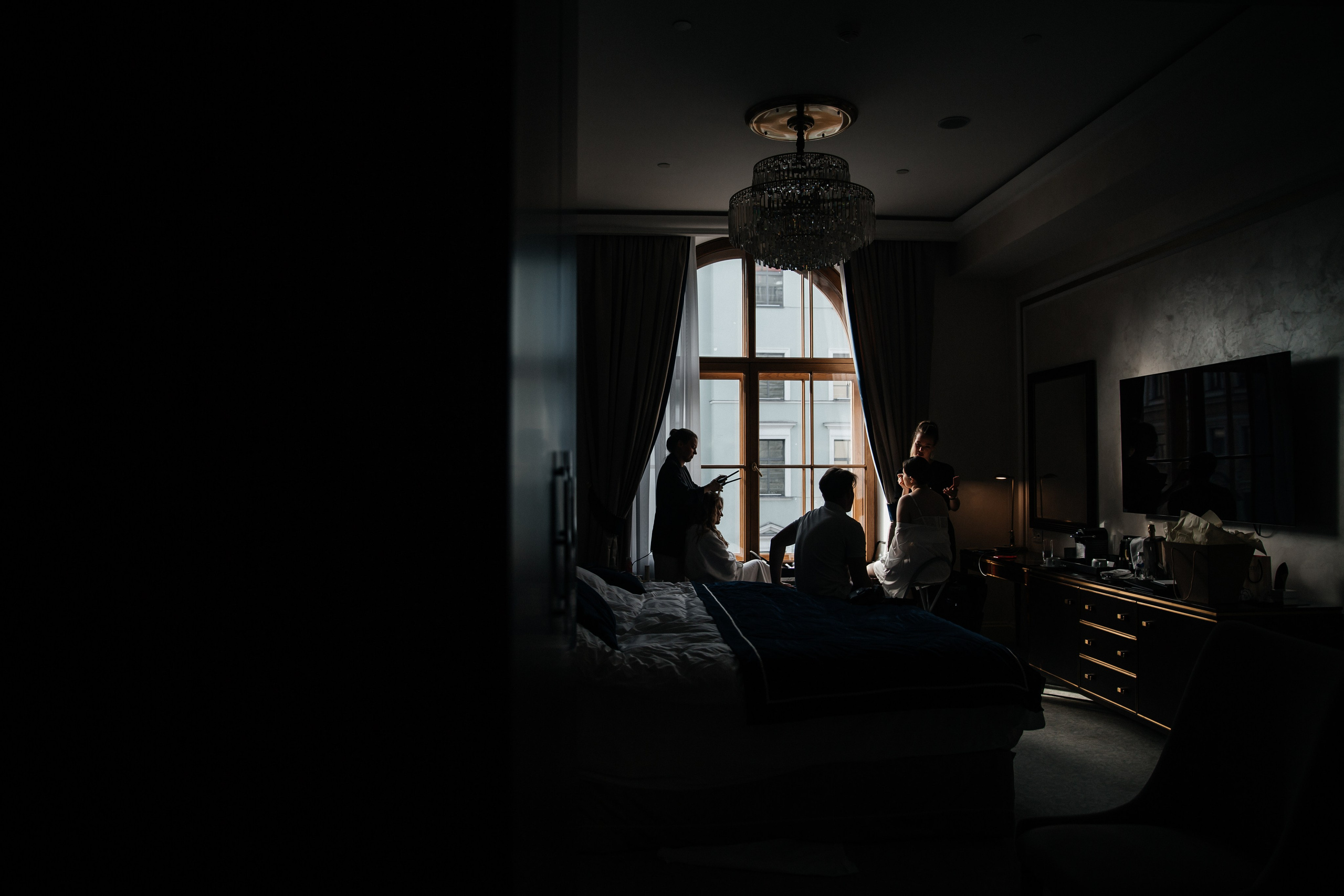 Wedding «Magic of the dark». Свадебные фотограф и видеограф Наталья и Анатолий Новиковы СПб