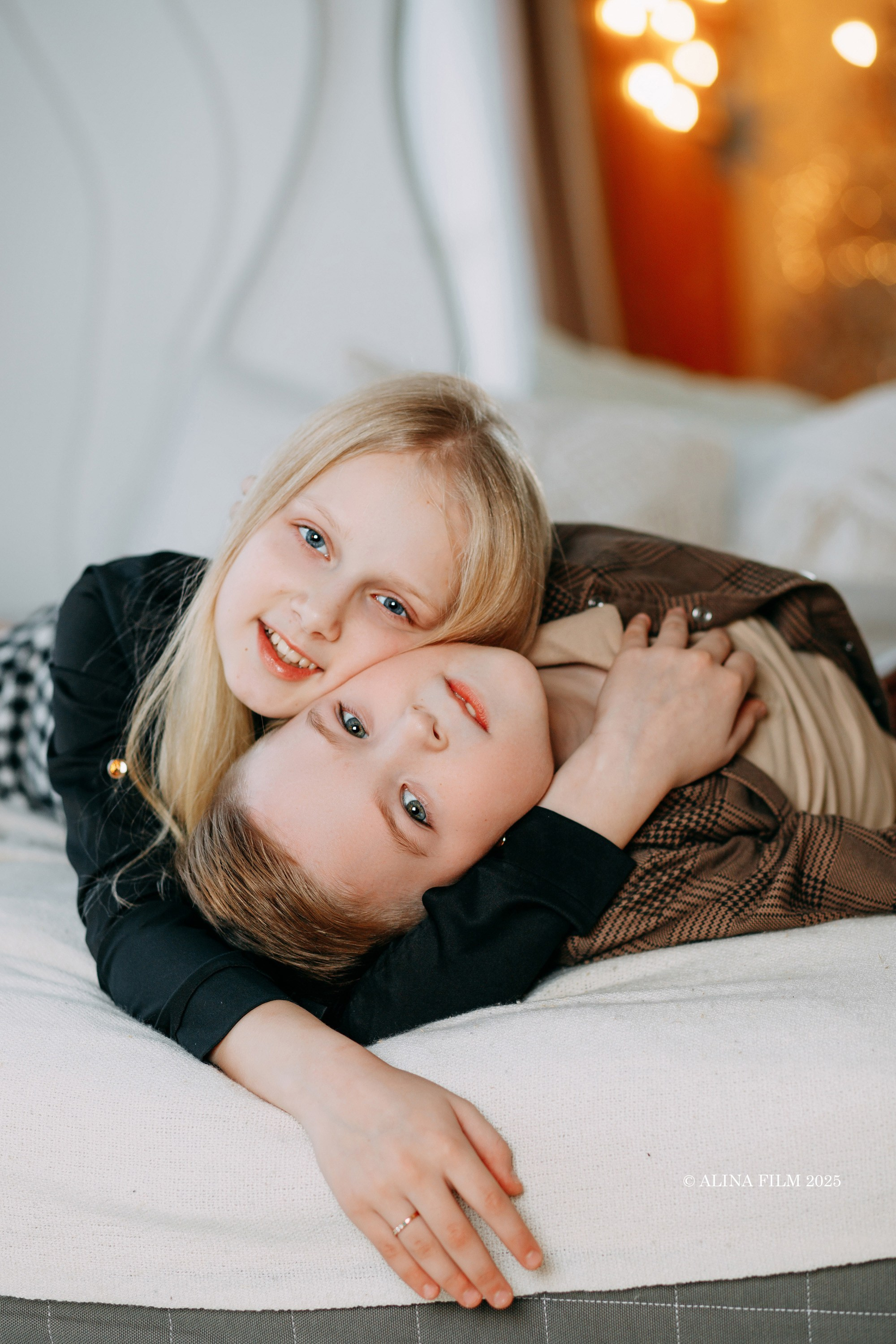 Семейная новогодняя фотосессия. Фотограф в Санкт-Петербурге Alina Film