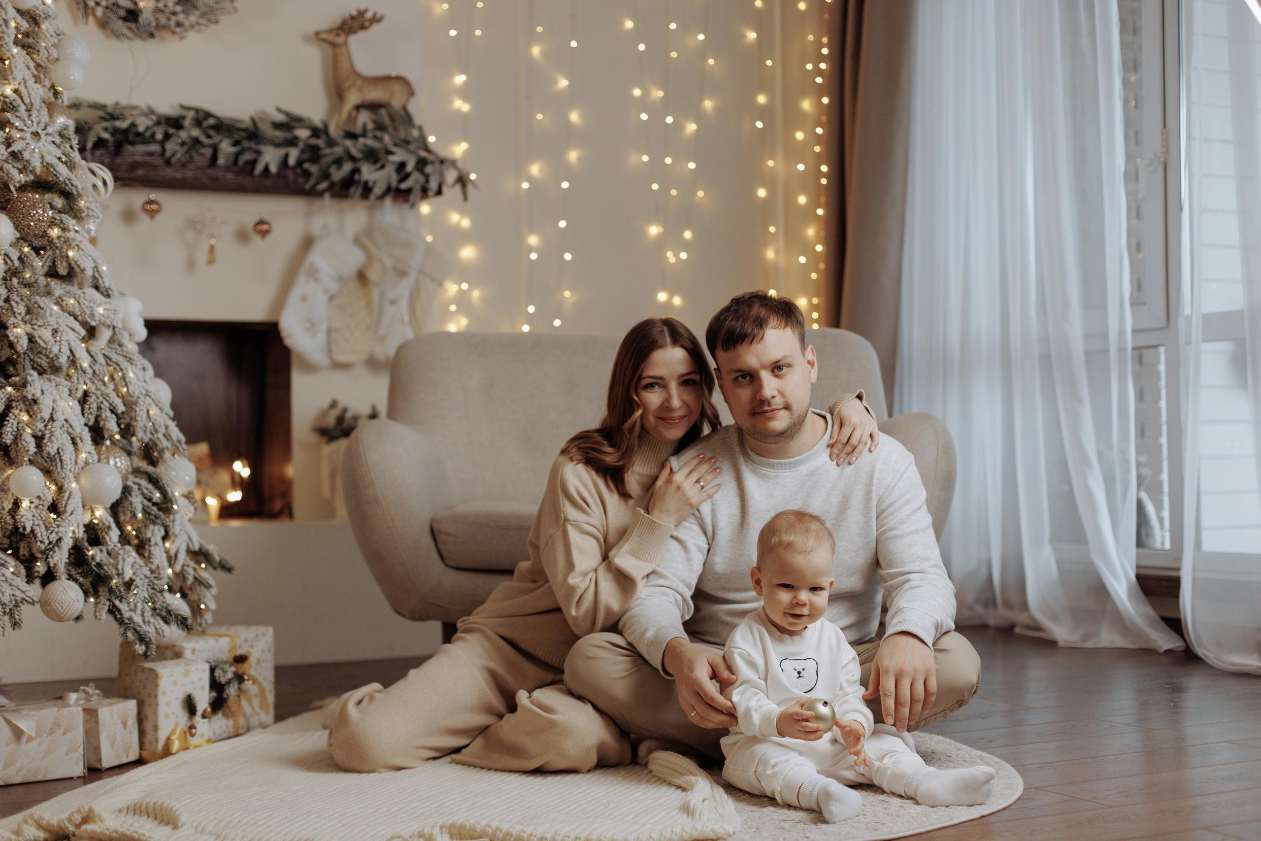 Семейная фотосессия «студия». Свадебный фотограф