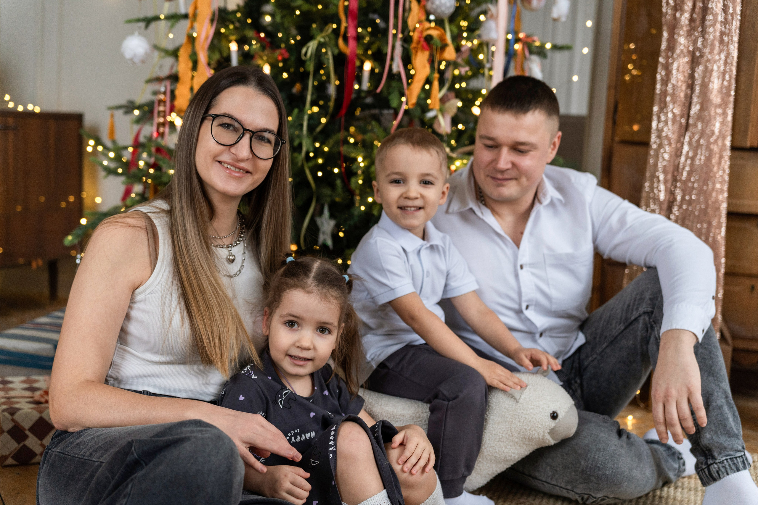 Семейная фотосессия Новогодняя (Карина). Норина Анна, фотограф в Самаре, НЕЙРОфото по всему миру. Создаю кадры которые цепляют за душу
