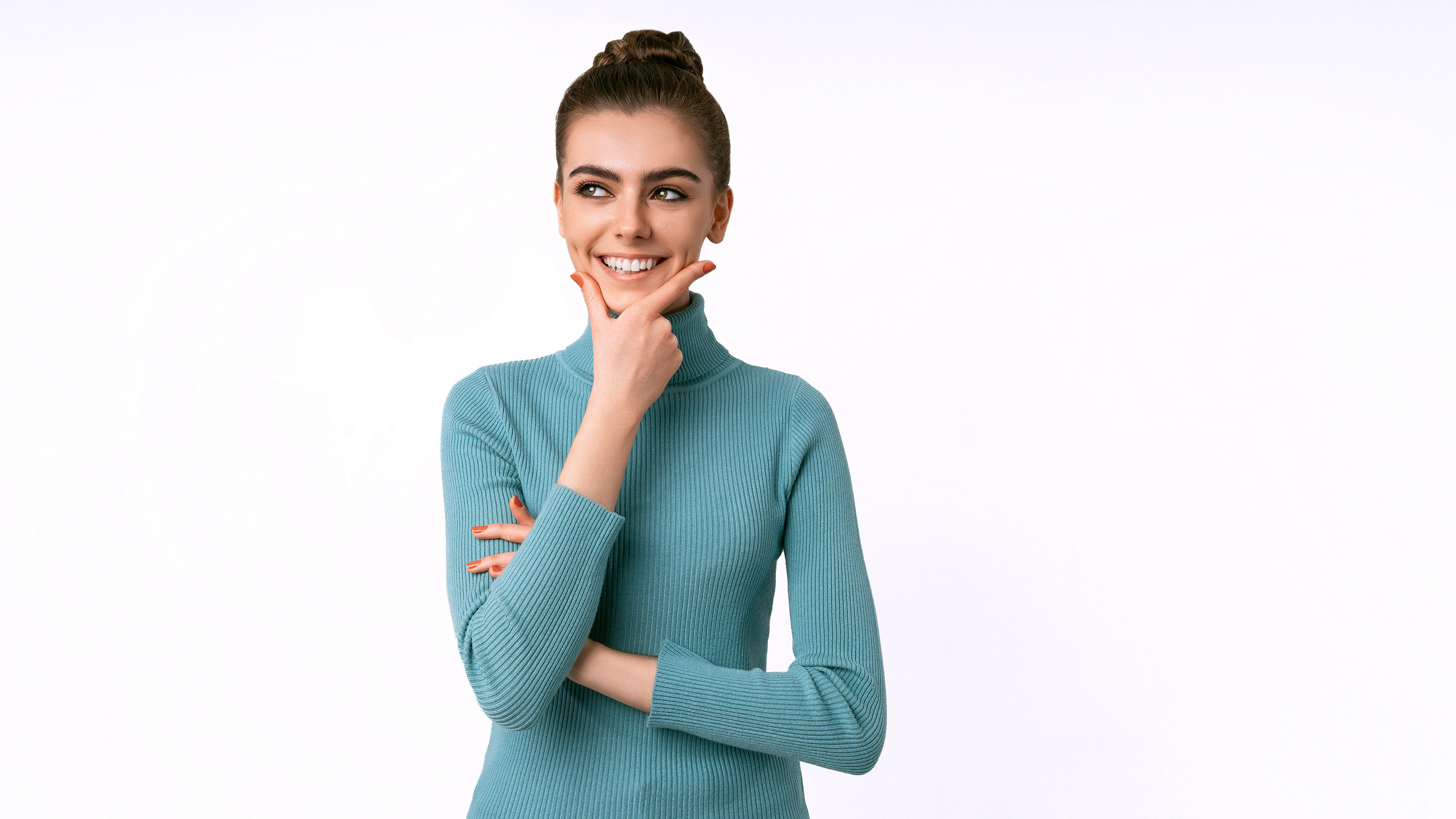 Портрет девушки для лендинга на сайт. Фотограф в городе Воронеже