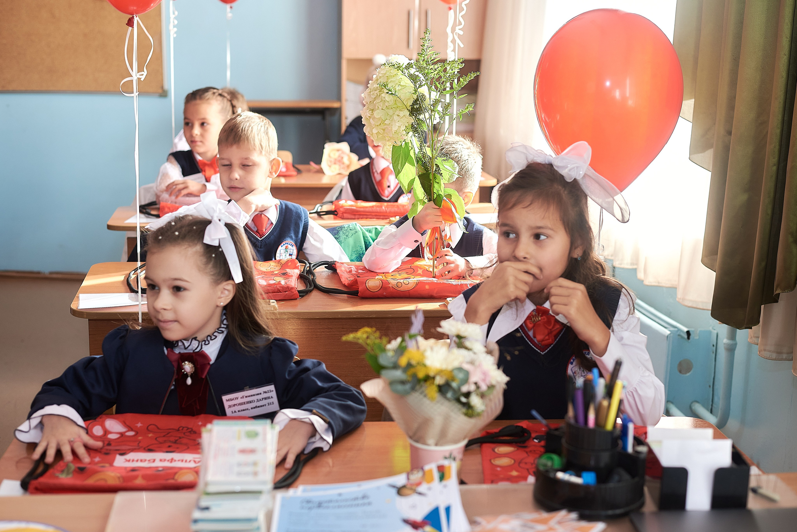Первый класс. Фотограф Елена Дука. Контент съемка. Семейная фотография