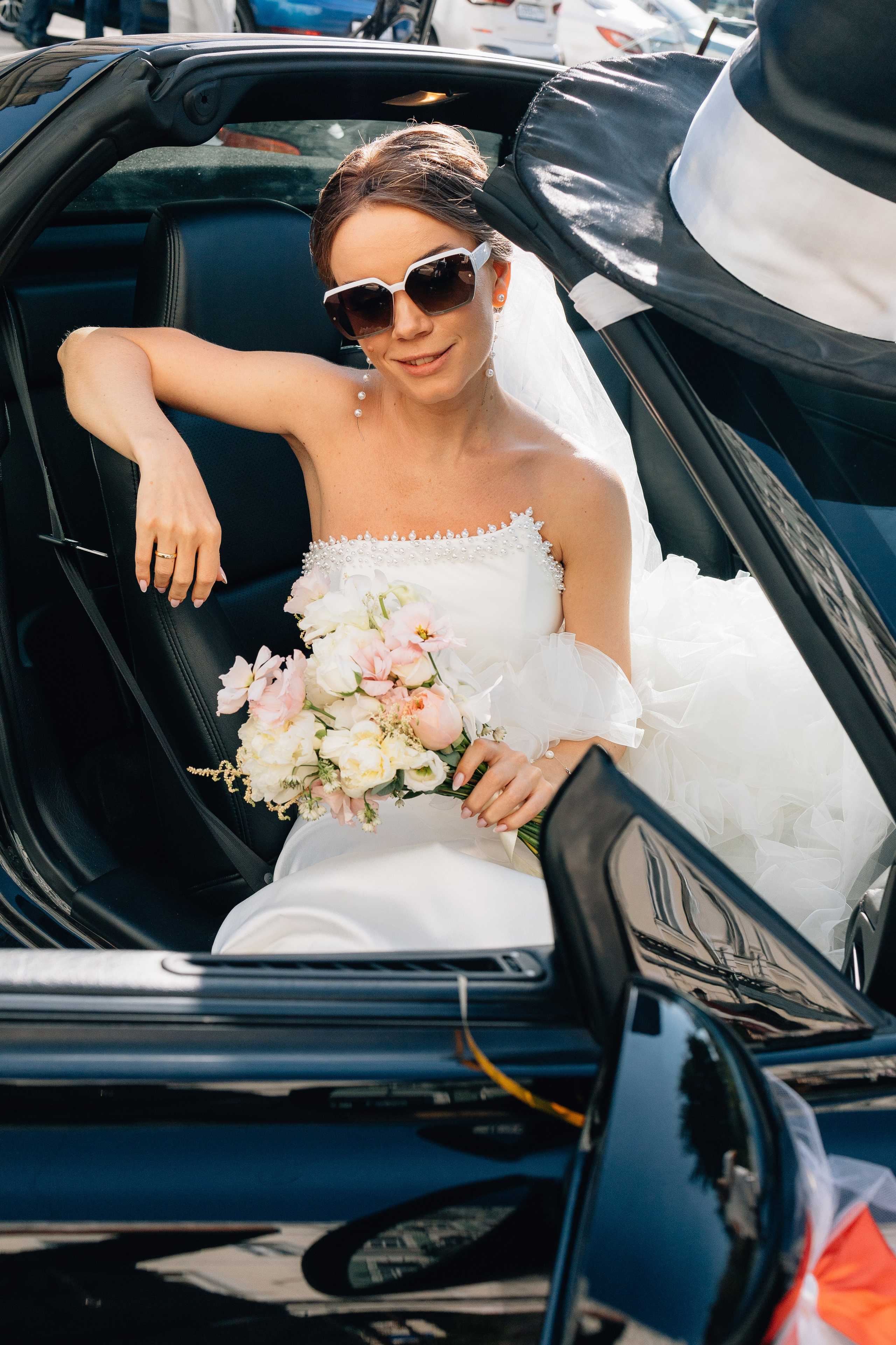 На кабриолетах. Свадебный фотограф в Москве Арчылан Николаев