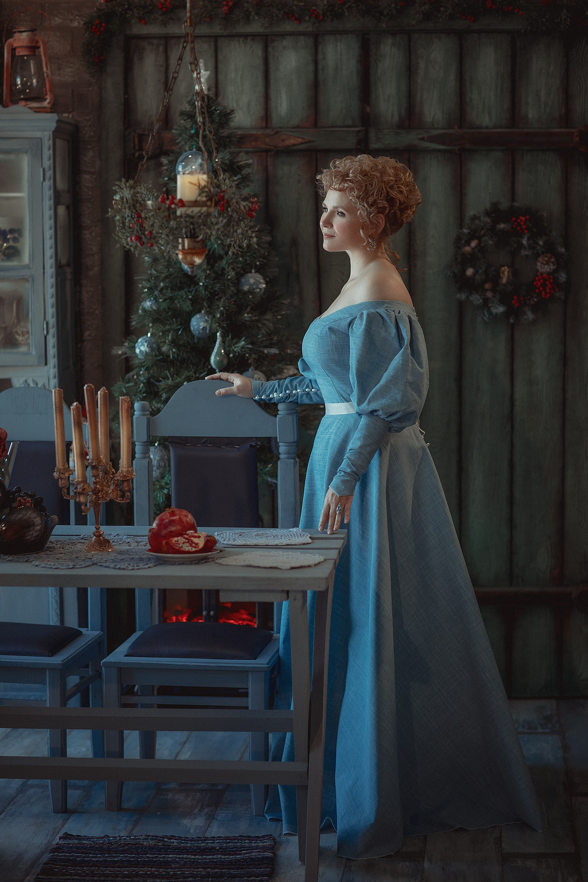 Платья из плотных тканей, тяжелые. Фотограф Алёна Яковлева