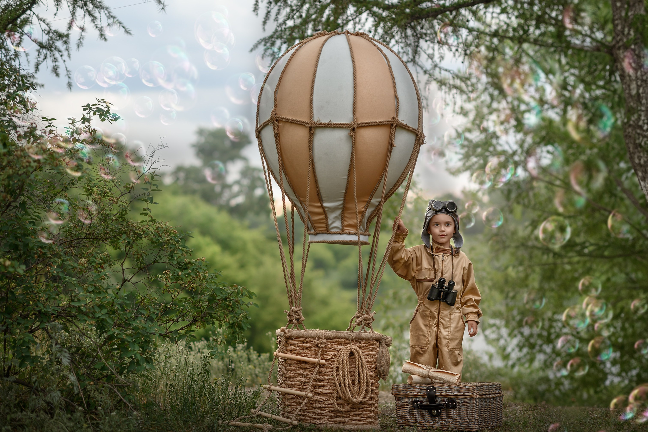 ВОЗДУШНЫЙ ШАР. Семейный фотограф Екатеринбург Лора Мур