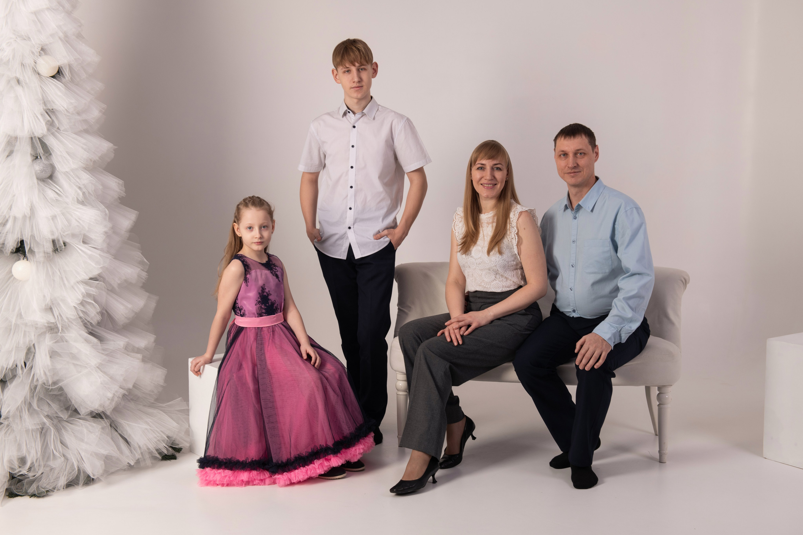 Съемки большой семьи. Семейный и детский фотограф в Юрге Альфия Опарина