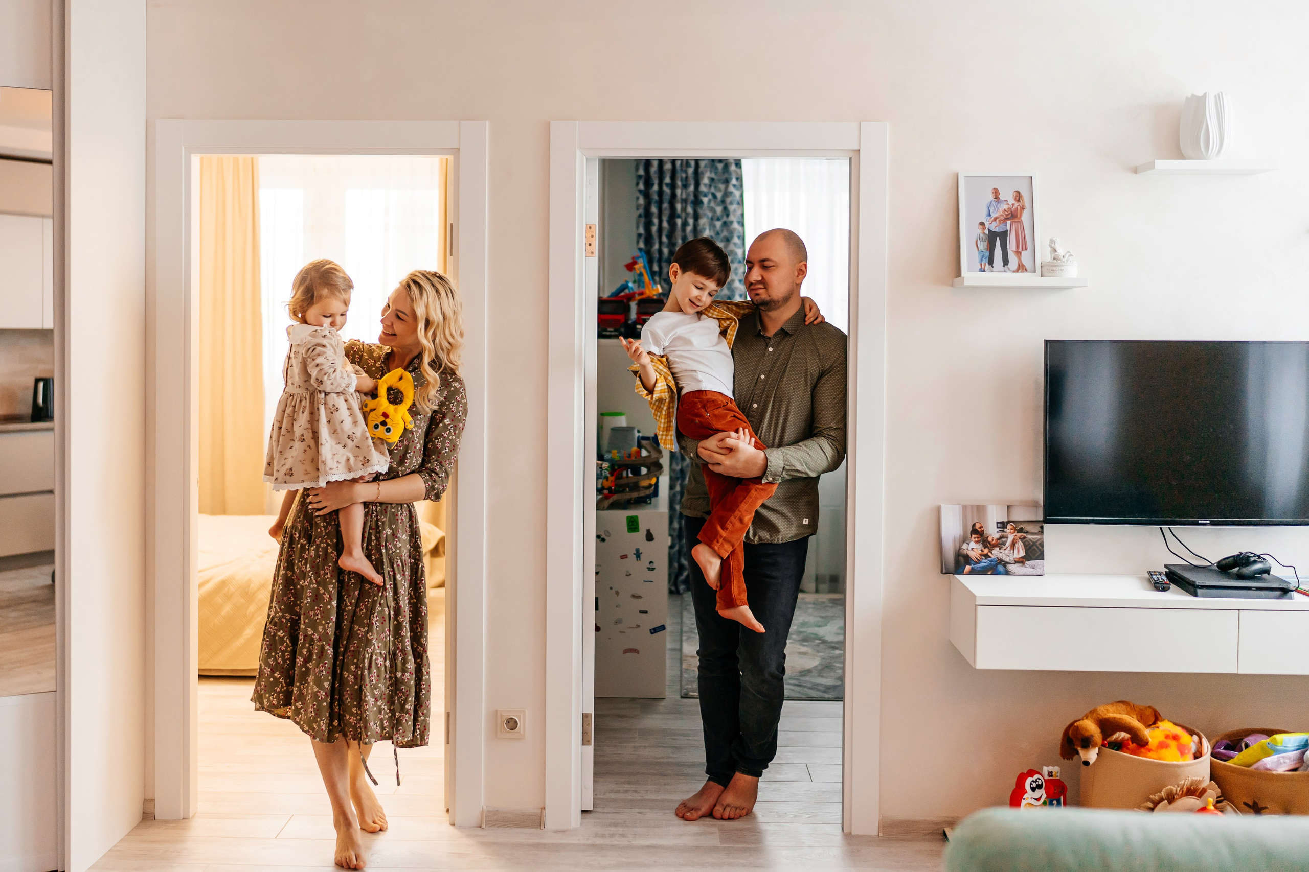 Семейная фотосессия на двухлетие. Семейный фотограф в Москве Ирина Жур