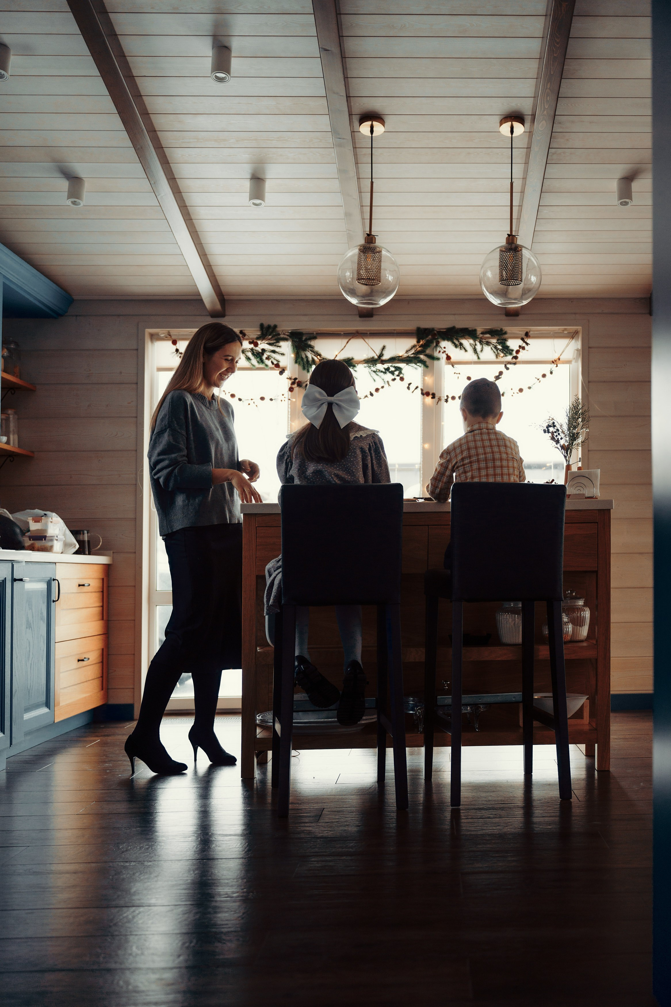Олег и Лиза новогоднее. Фотограф Женя Пашкина