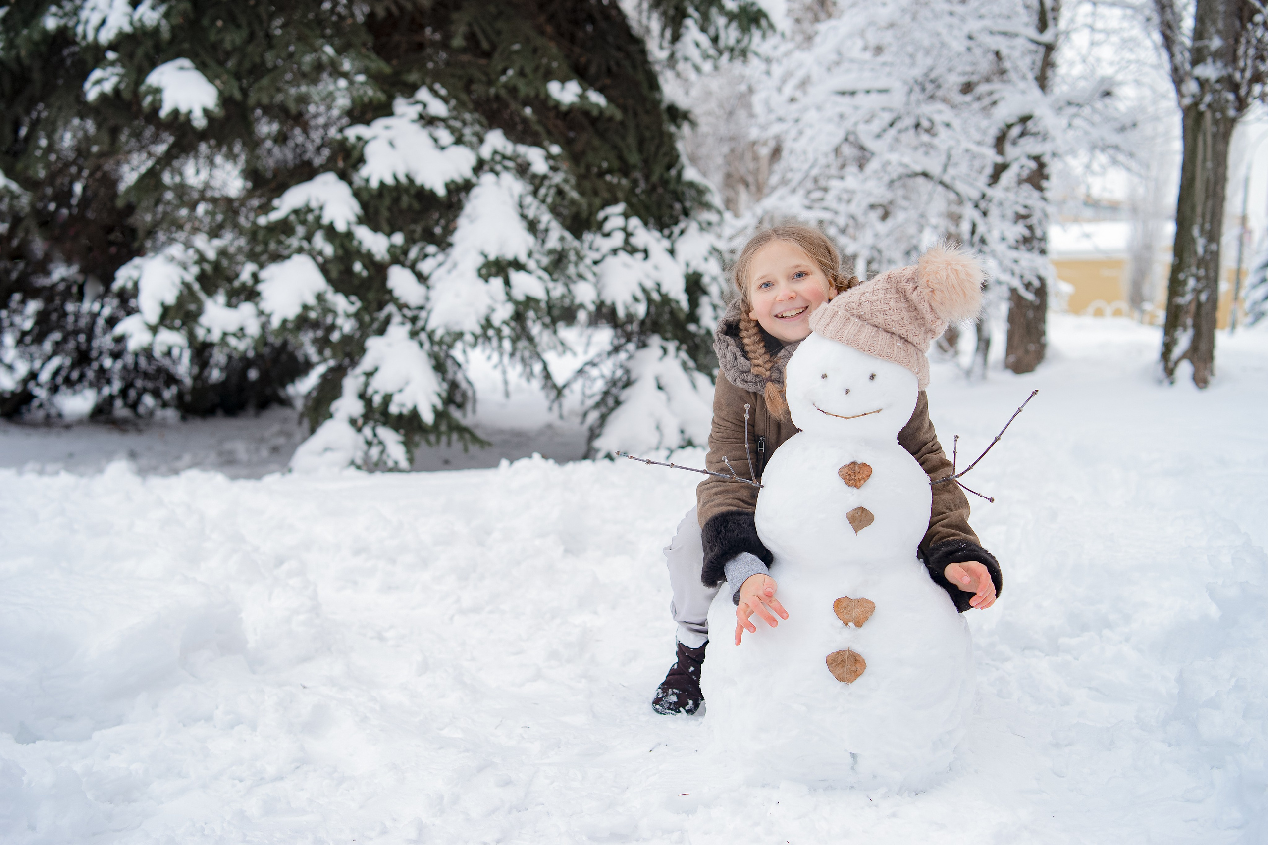 Снеговик. Фотограф Людмила Панюхина г. Нижний Новгород