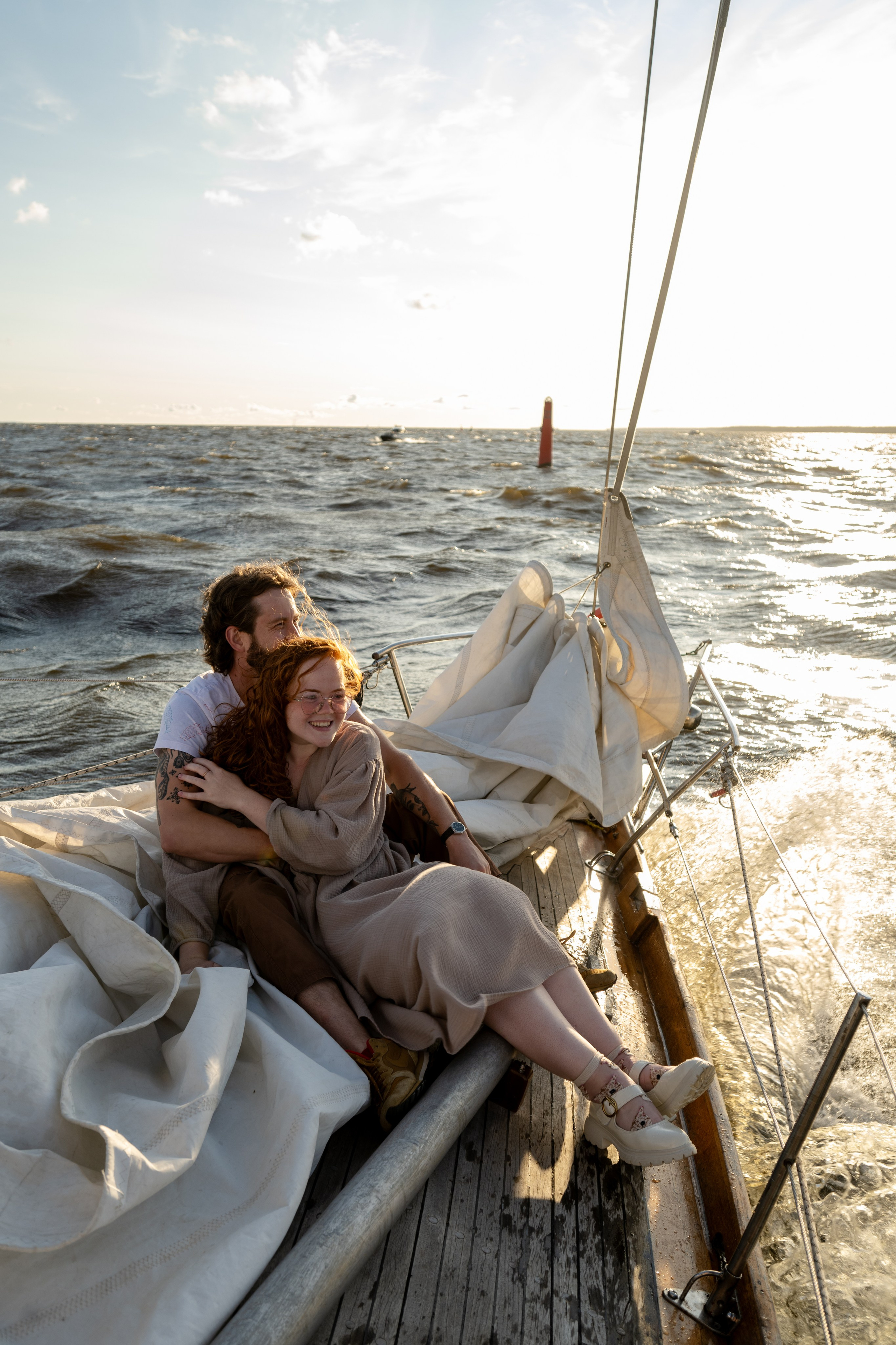 Даниил и Виктория. Яхта. Свадебный и семейный фотограф в СПб Валерия Фомичева