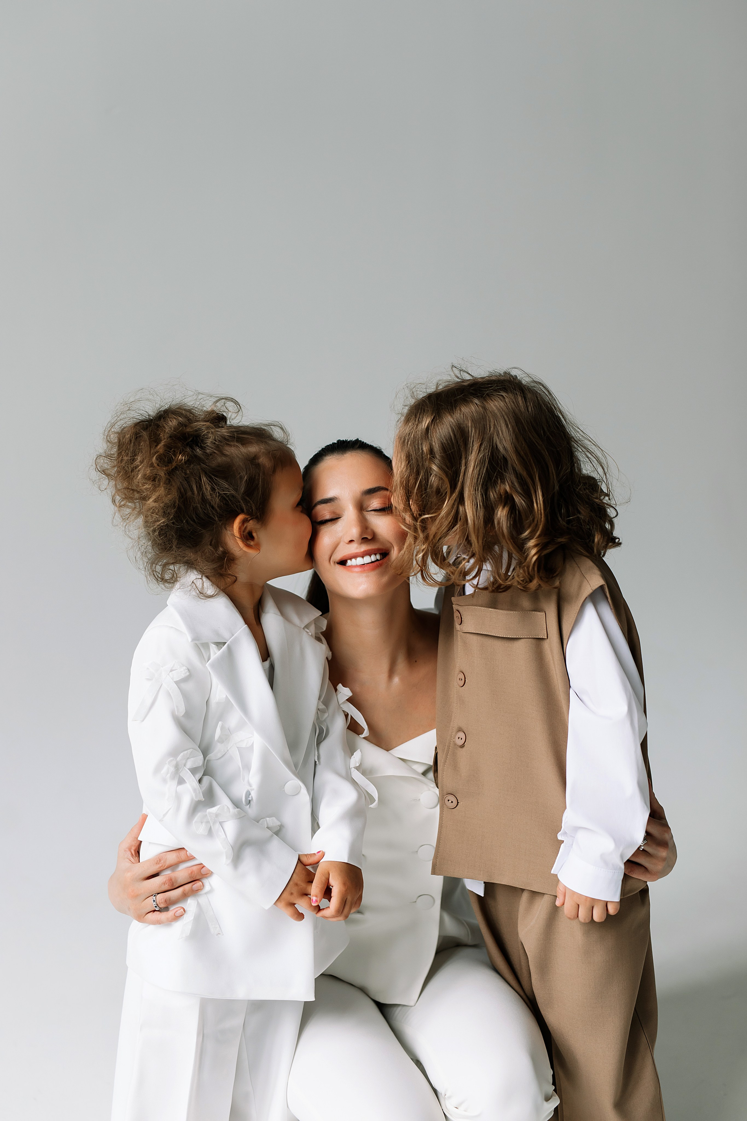 Семейная съемка в студии. Фотограф Москва Мария Захарова